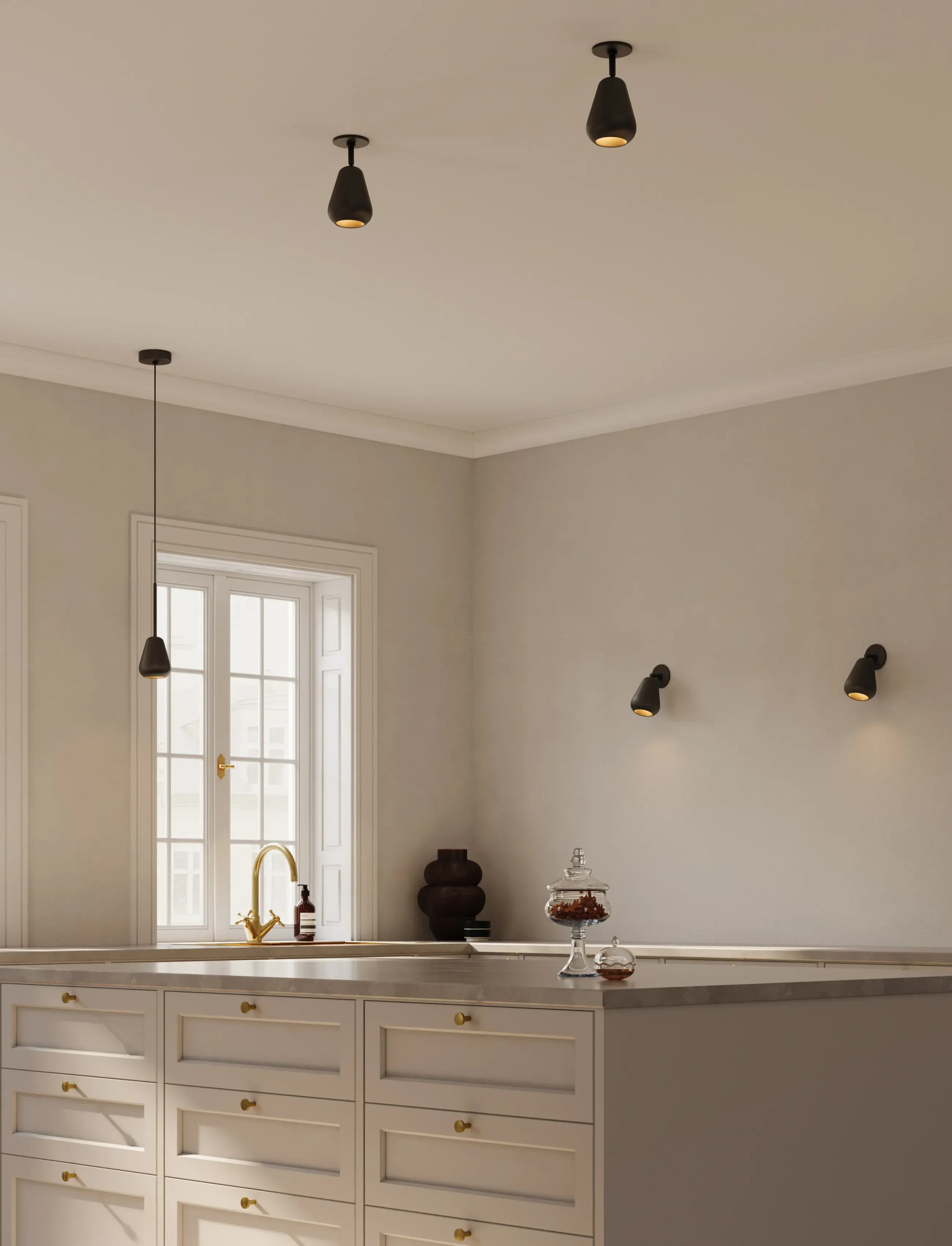 Nuura Anoli Spot Pendant, One Size, Ceiling Lamps, Schwarz - Pendant Homeware