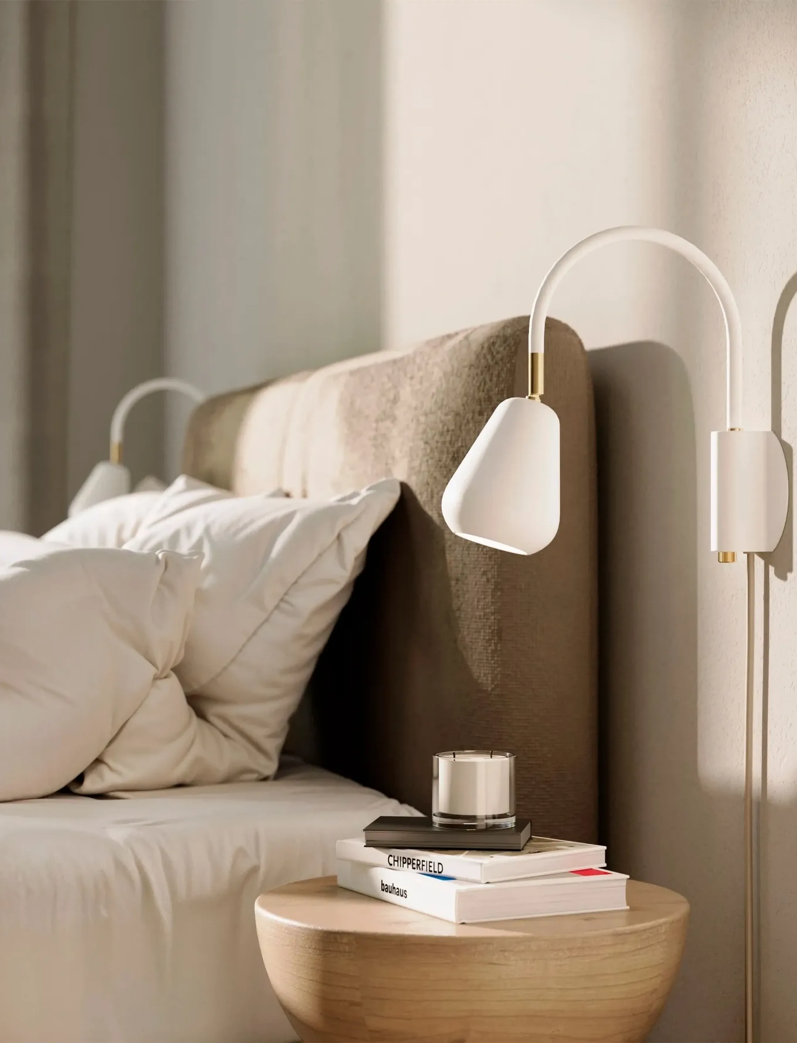 Nuura Anoli Spot Wall - Lamps - NORDIC GOLD / WHITE / white