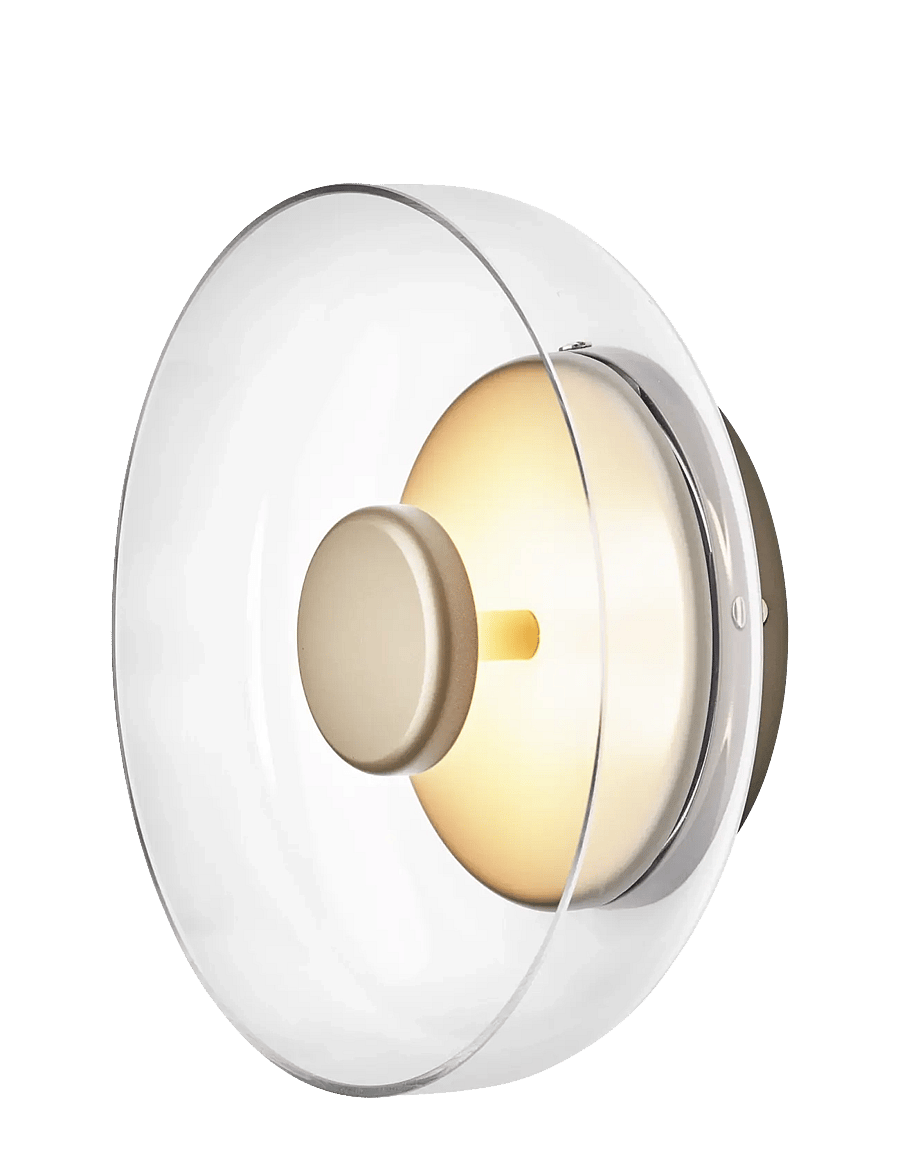 Nuura - Blossi Wall - wandleuchten - nordic gold / clear - 1
