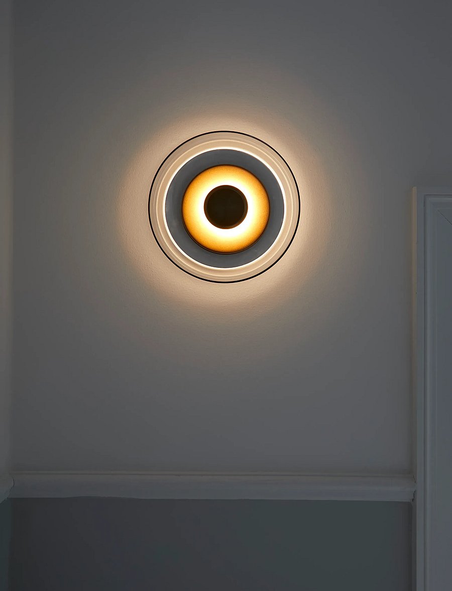 Nuura - Blossi Wall - wandleuchten - nordic gold / clear - 0
