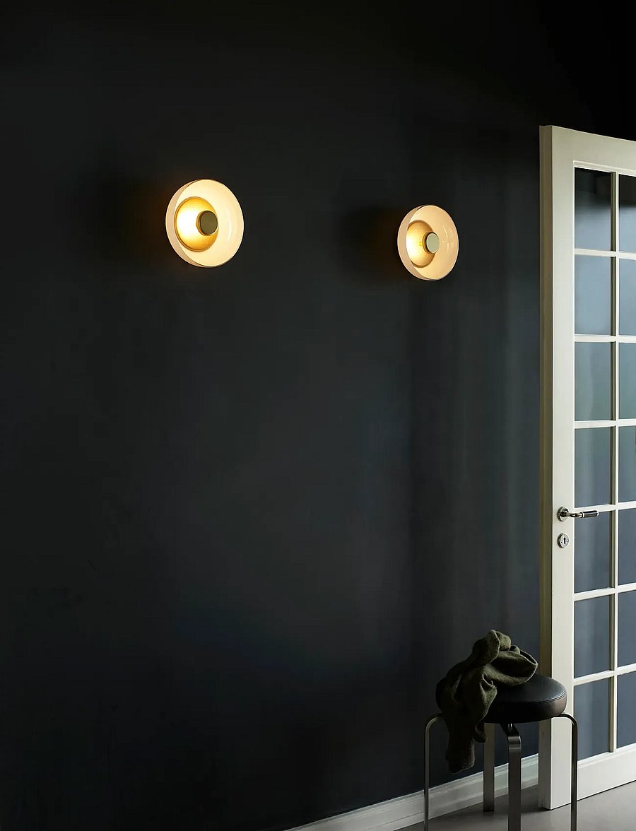 Nuura - Blossi Wall - wandleuchten - nordic gold / opal - 0