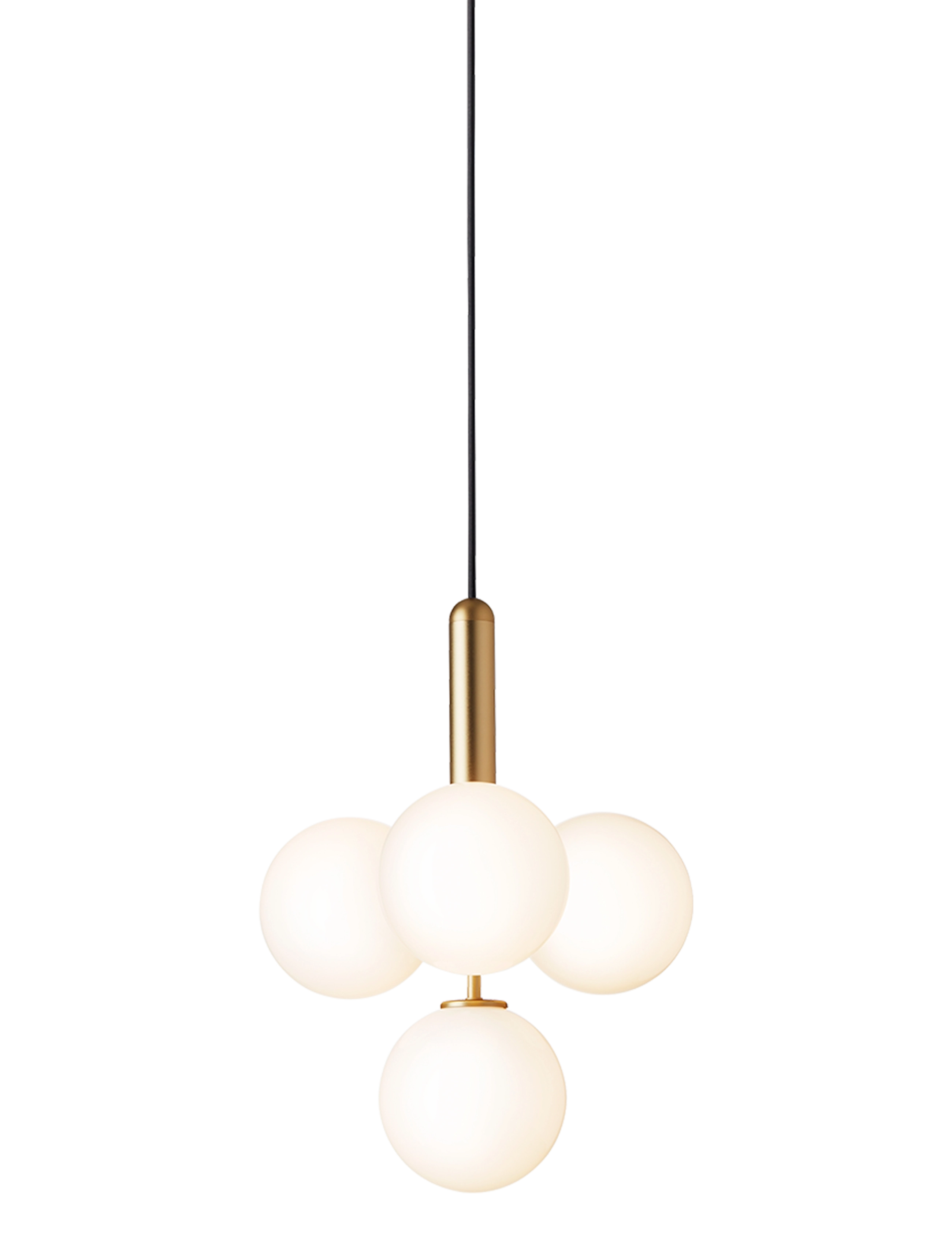 Nuura Miira 4 - Pendler - BRASS/OPAL WHITE / gold