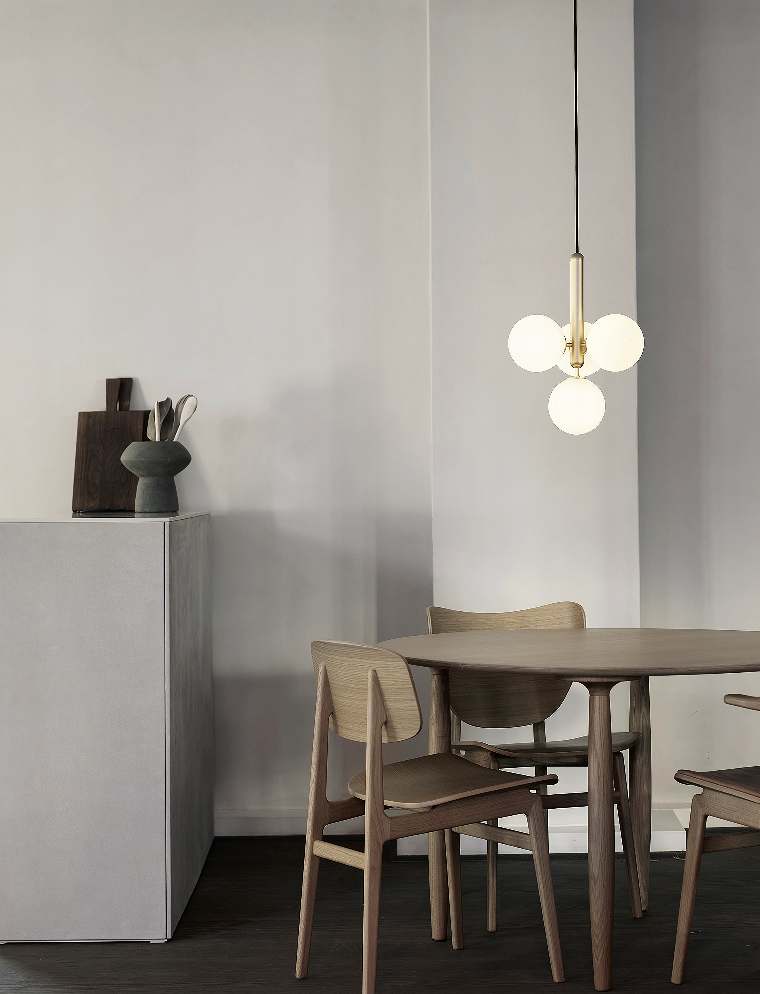 Nuura Miira 4, One Size, Ceiling Lamps, Gold - Pendant Homeware