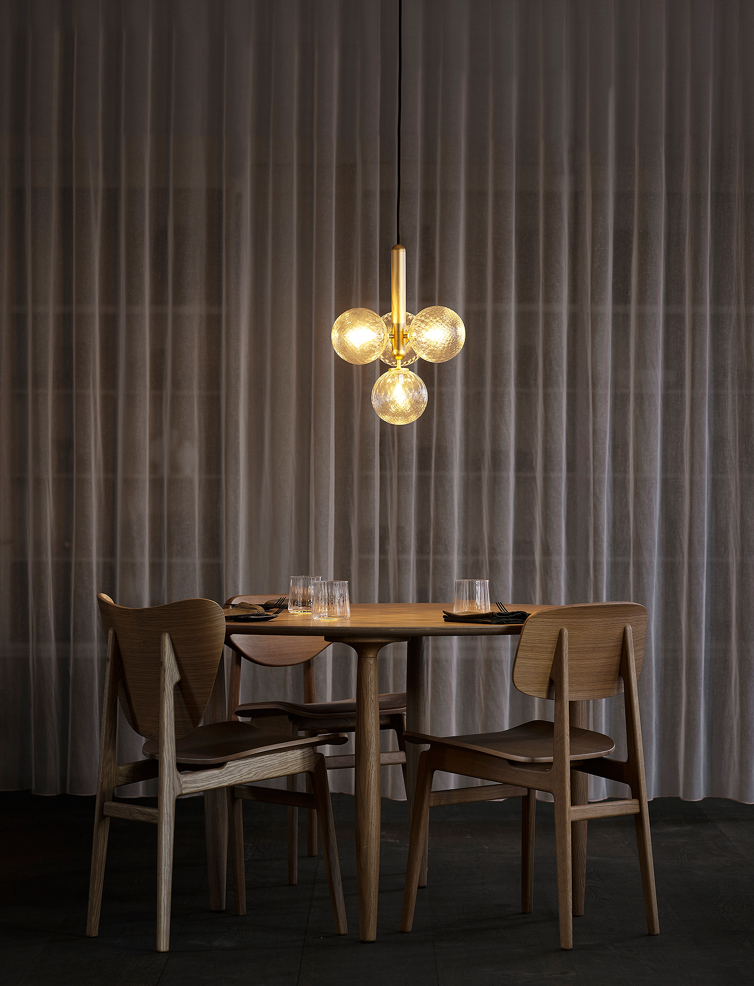 Nuura Miira 4, One Size, Ceiling Lamps, Gold - Pendant Homeware