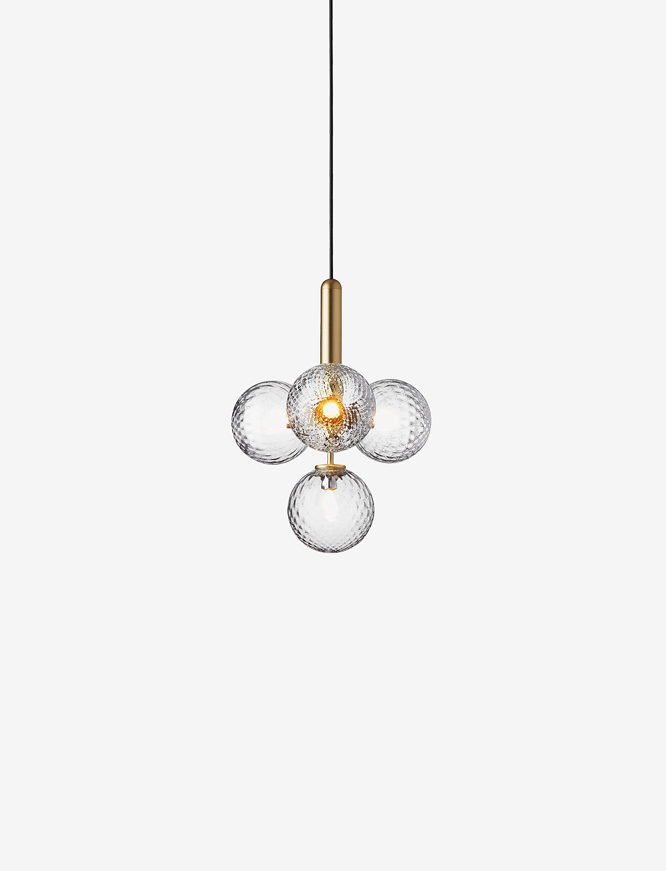 Nuura - Miira 4 - riippuvalaisimet - brass/optic clear - 0