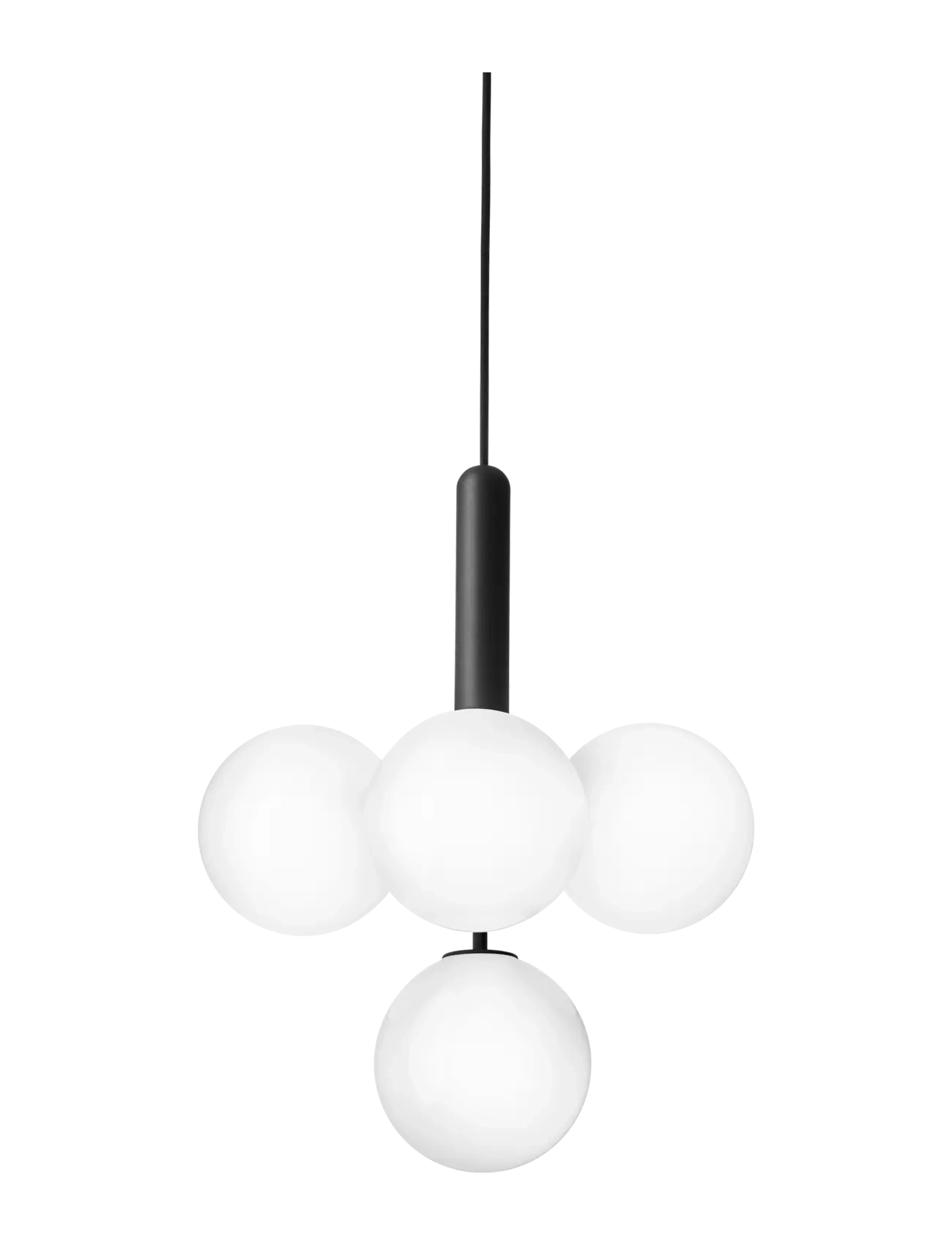 Nuura - Miira 4 - pendellampen - rock grey/opal white - 1