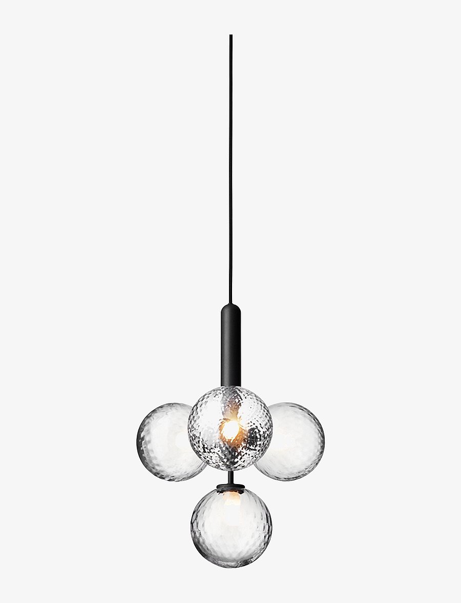 Nuura - Miira 4 - piekaramās lampas - rock grey/optic clear - 2