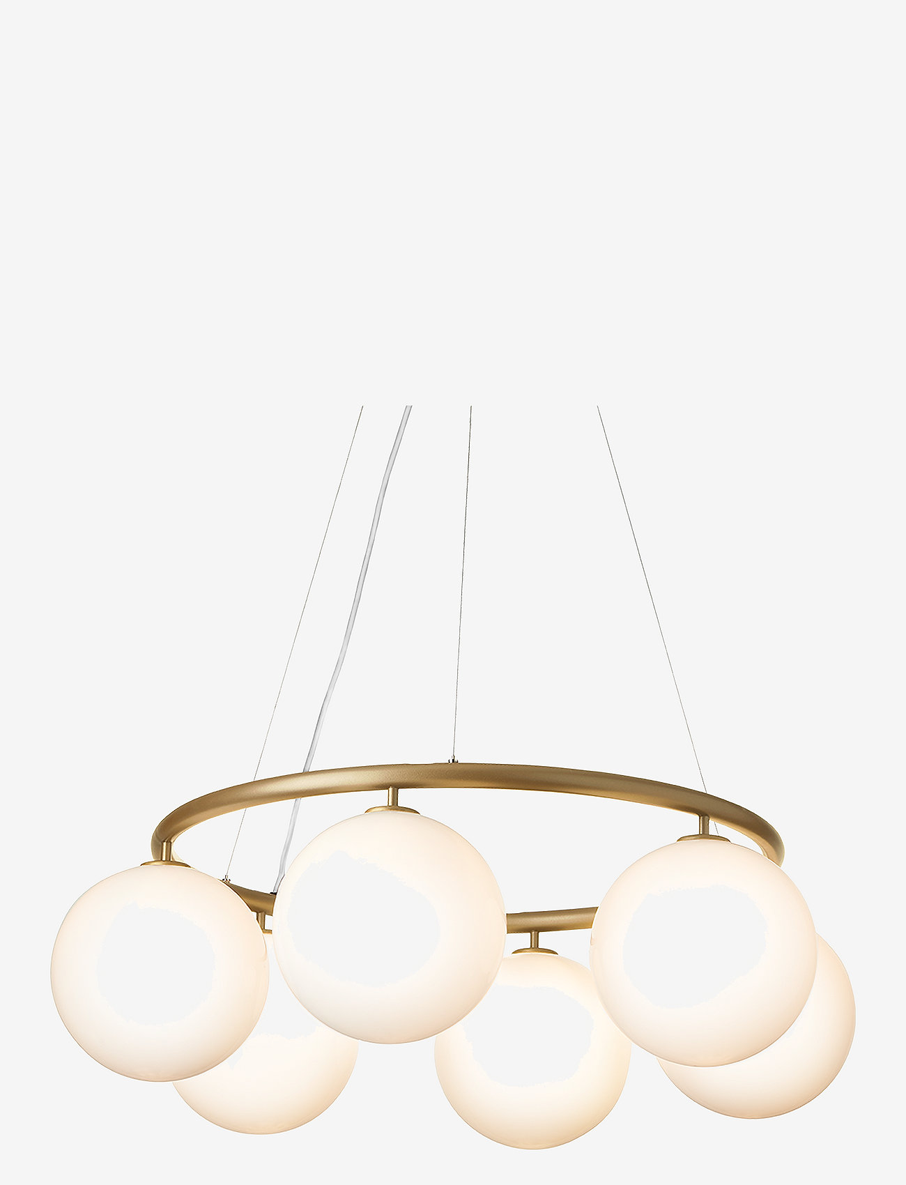 Nuura - Miira 6 Circular - pendler - brass / opal - 2