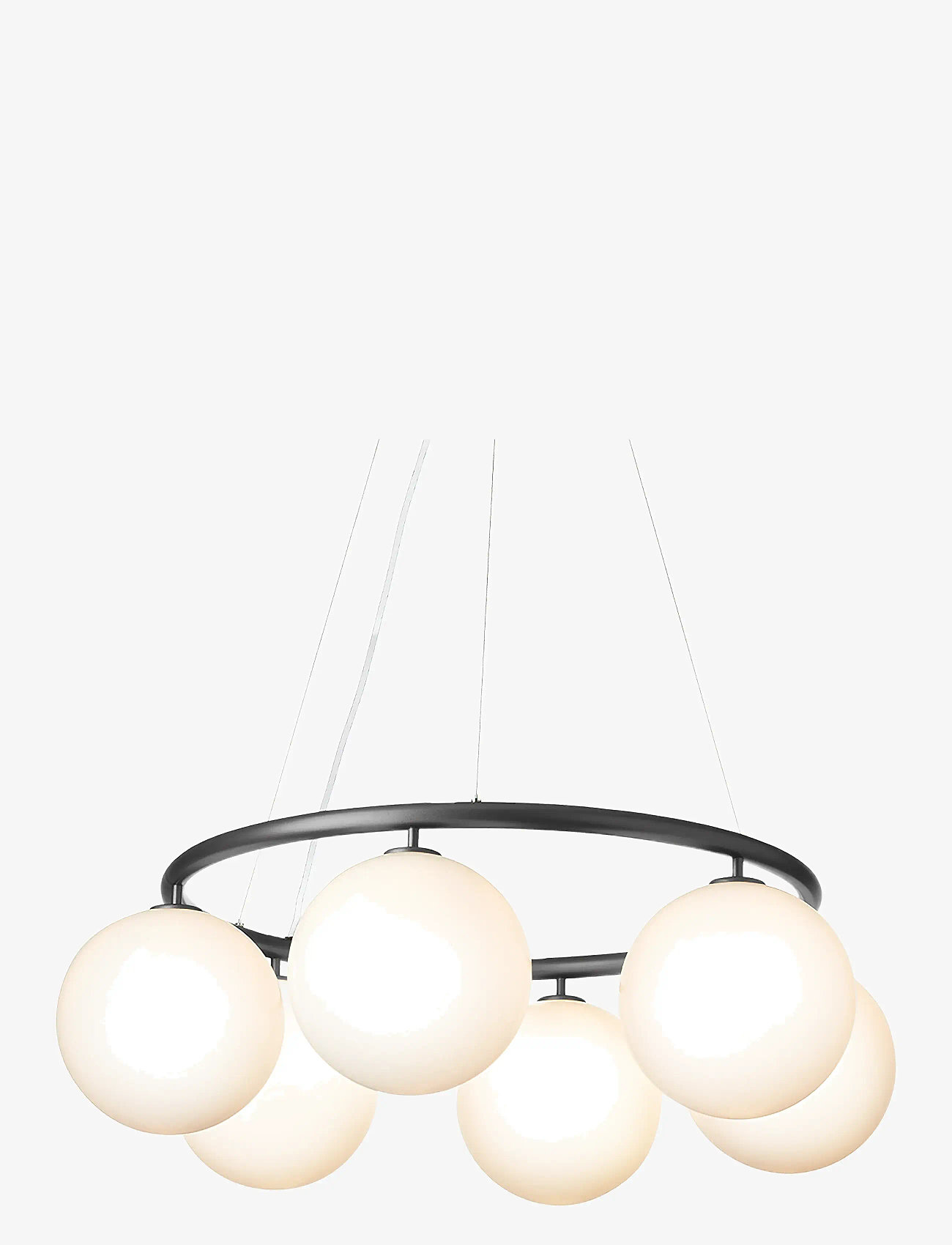 Nuura - Miira 6 Circular - pendellampen - rock grey / opal - 1