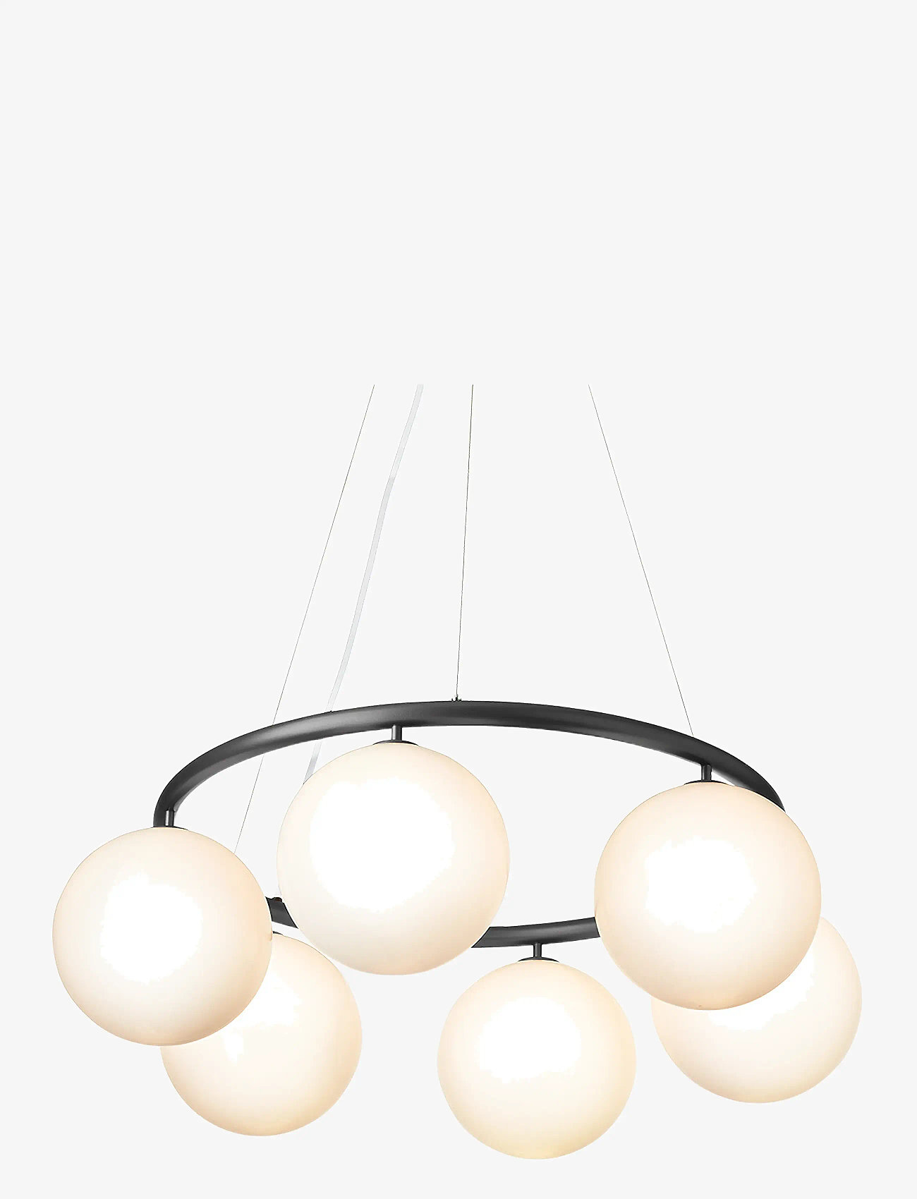 Nuura - Miira 6 Circular - pendellampen - rock grey / opal - 2