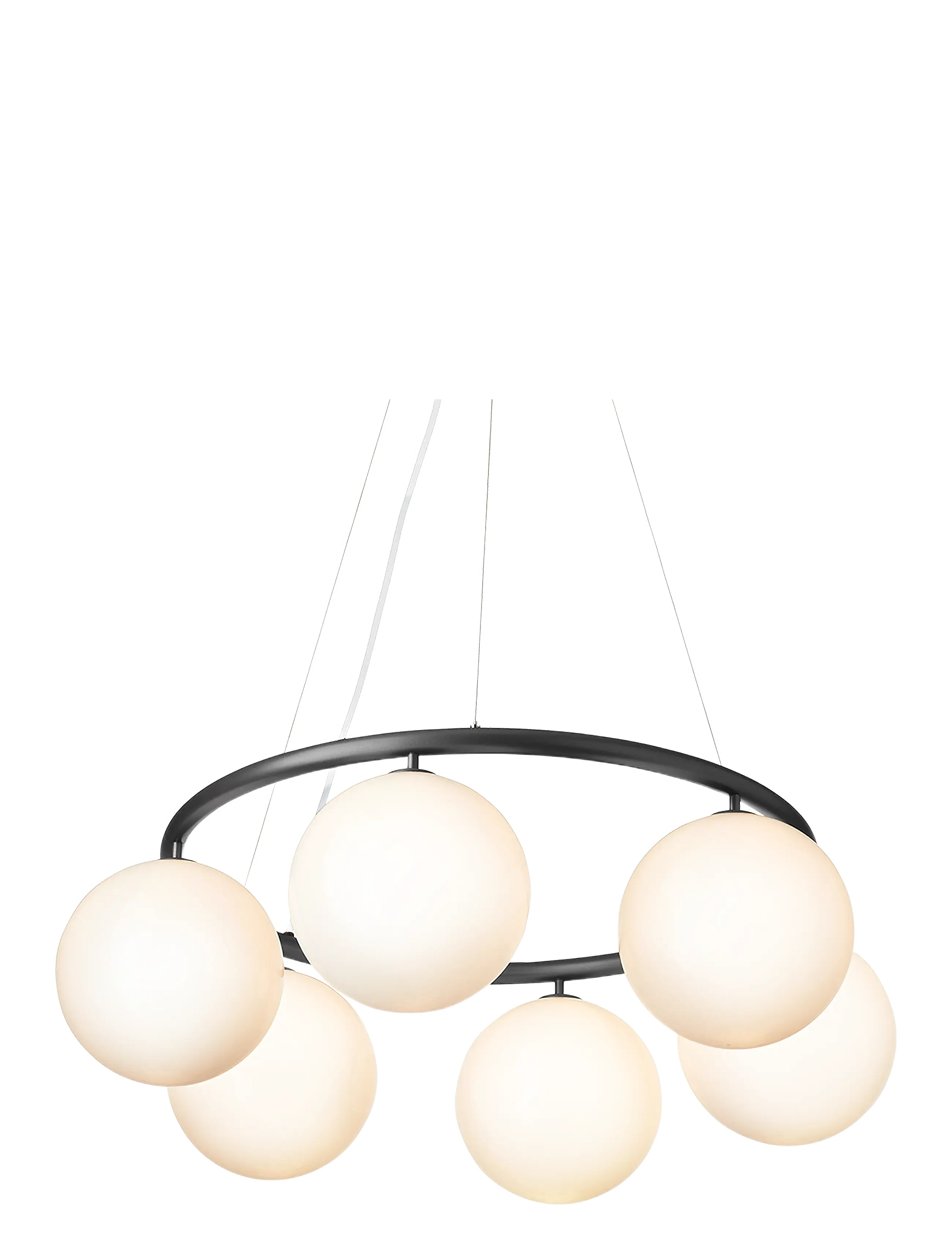 Nuura - Miira 6 Circular - rippvalgustid - rock grey / opal - 2