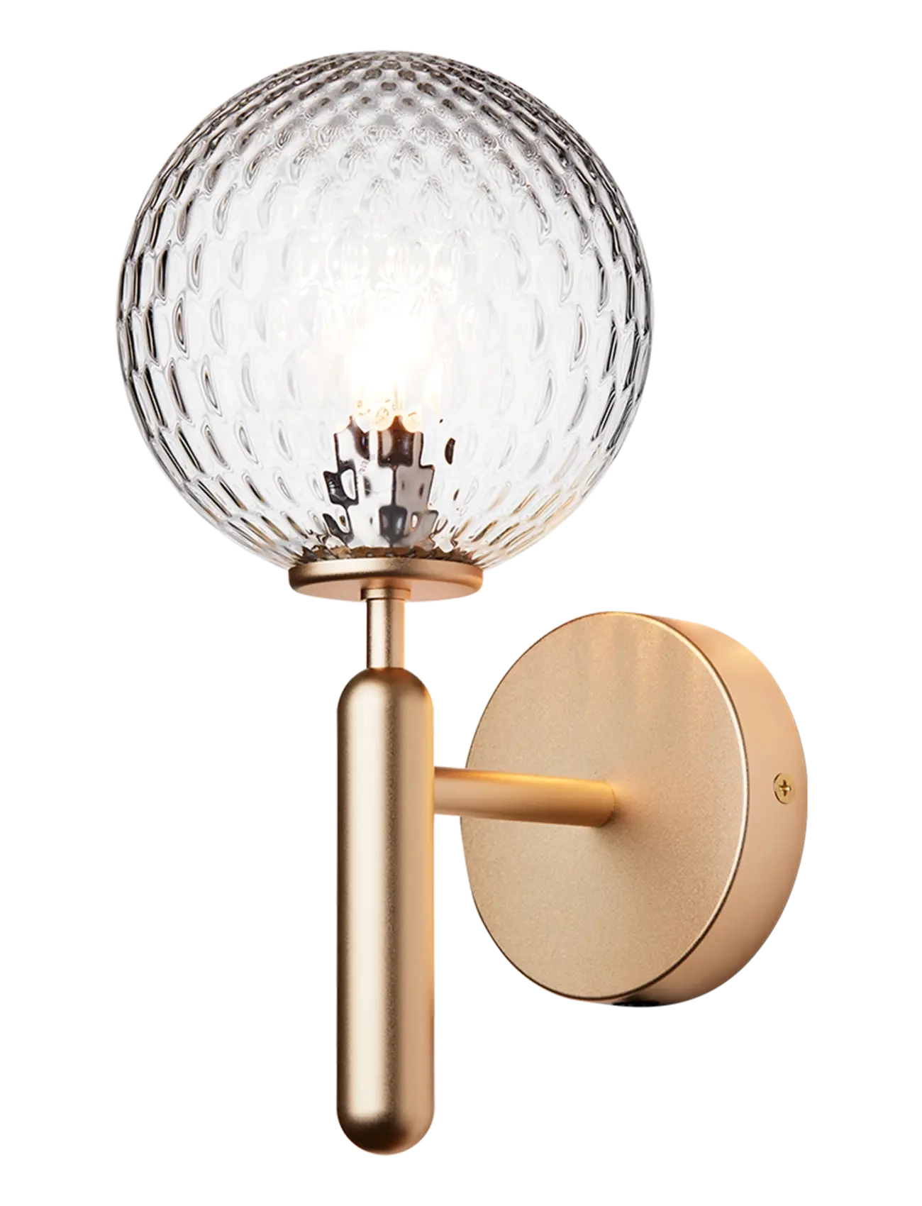 Nuura - Miira Wall - wandleuchten - brass / optic clear - 2