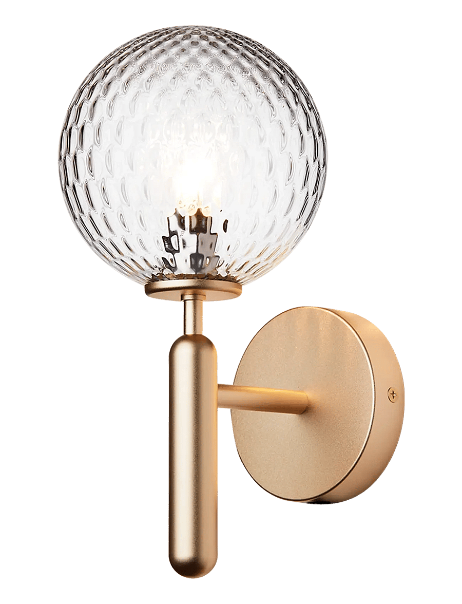 Nuura - Miira Wall - wandleuchten - brass / optic clear - 2