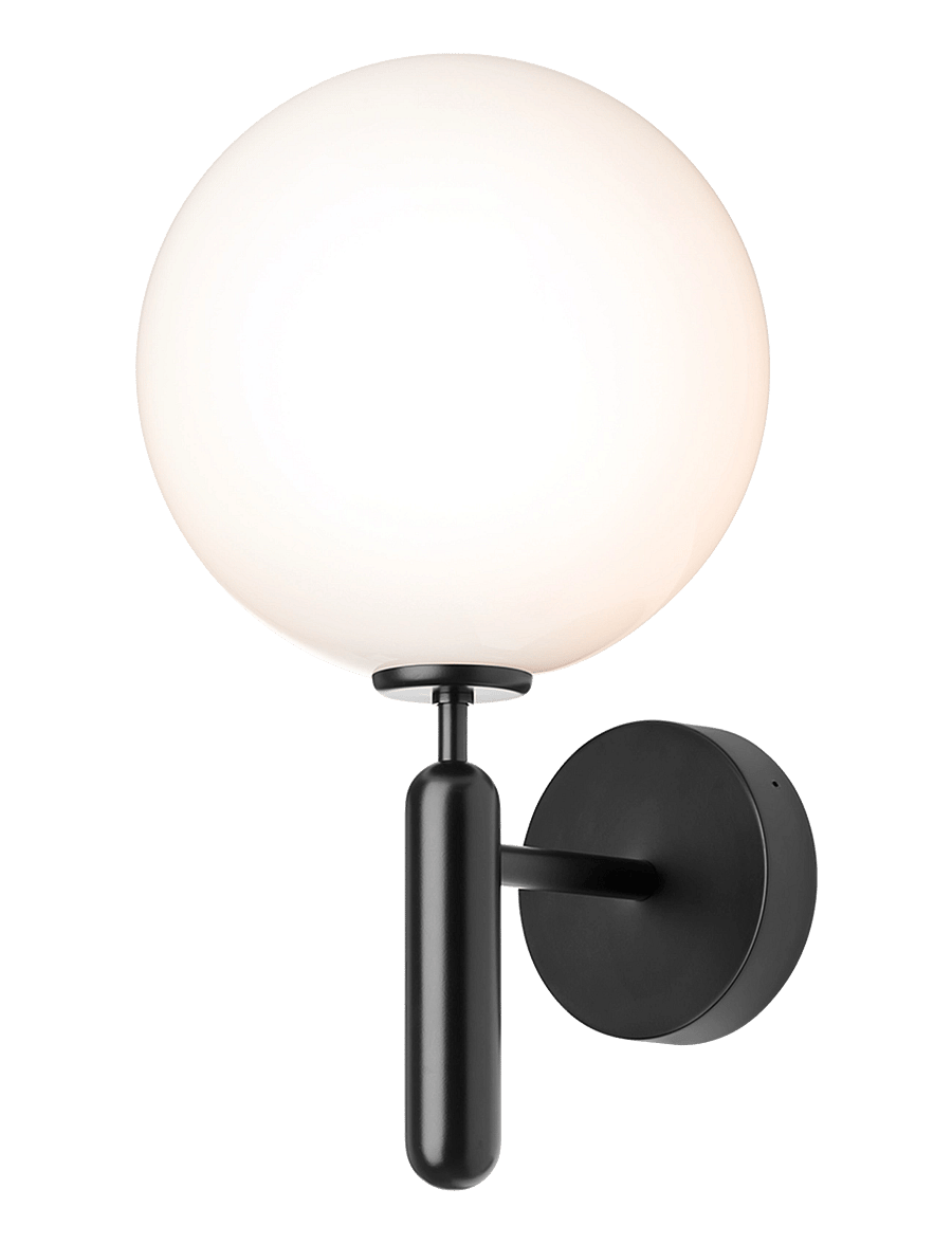 Nuura - Miira Wall Outdoor - außenwandleuchten - black / opal - 1