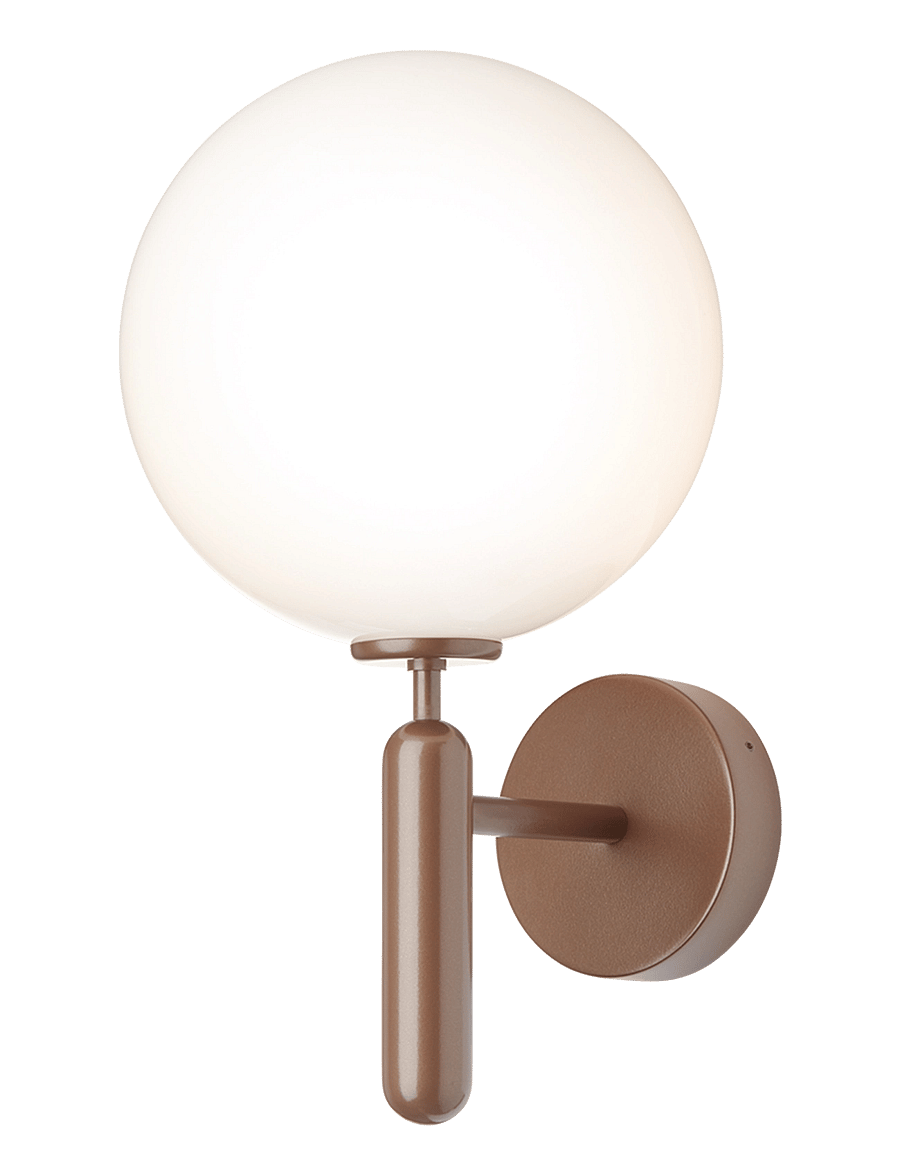 Nuura - Miira Wall Outdoor - välisseinavalgustid - dark bronze / opal - 1