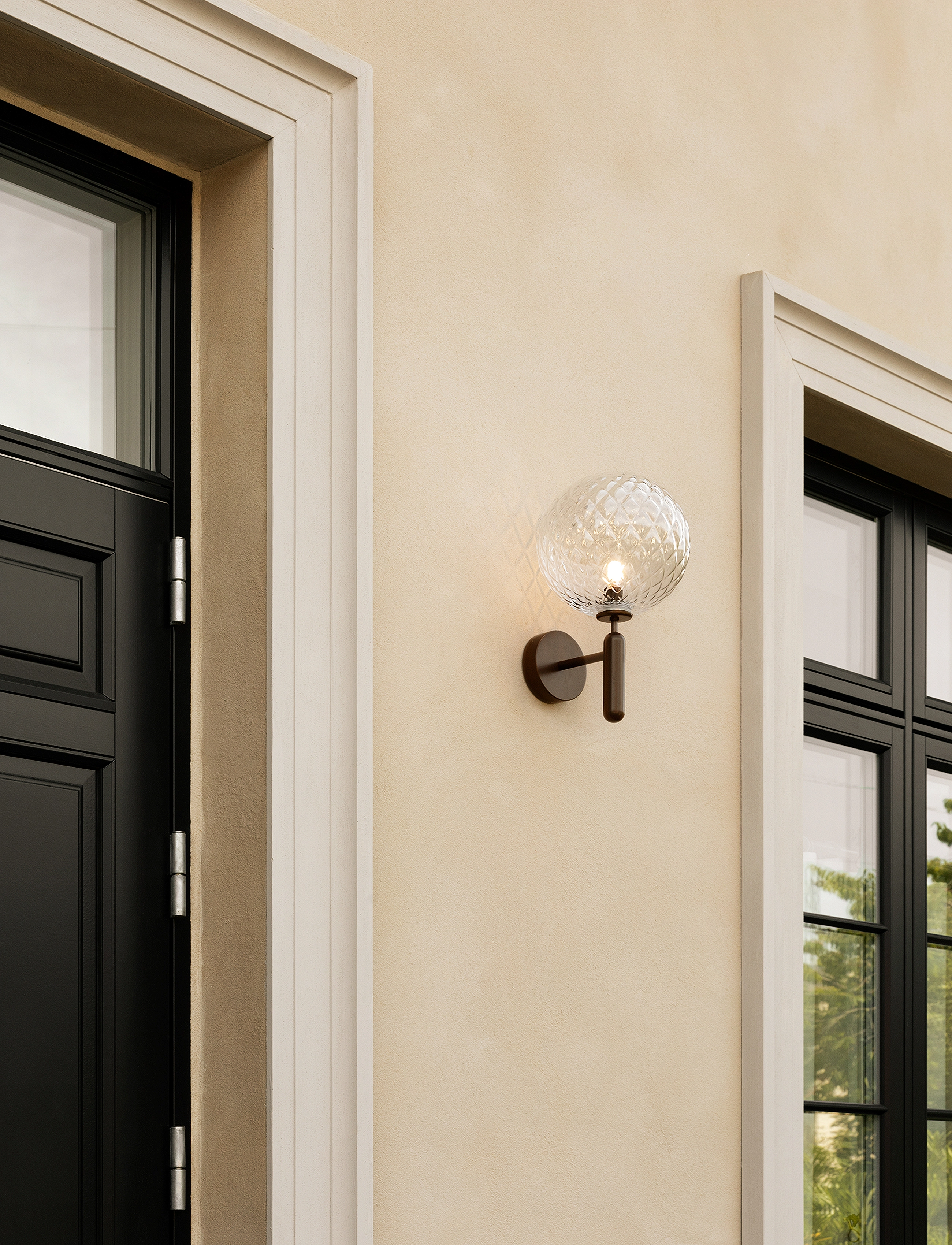 Nuura Miira Wall Outdoor, One Size x 22.6, Outdoor Lighting, Gold - Lights, Homeware