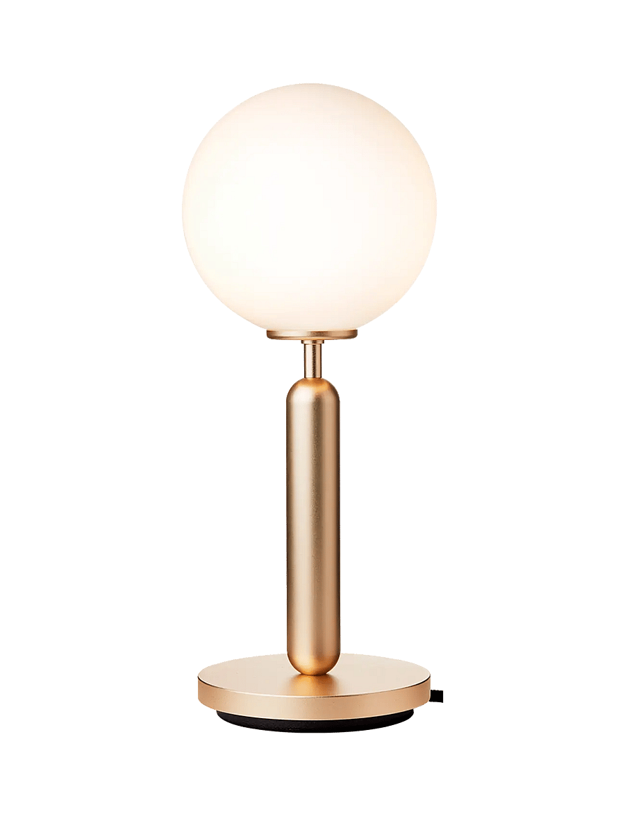 Nuura - Miira Table - schreibtisch- & tischlampen - brass / opal - 1