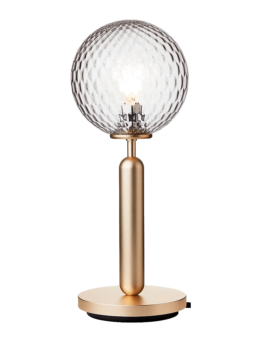 Nuura - Miira Table - schreibtisch- & tischlampen - brass / optic clear - 1