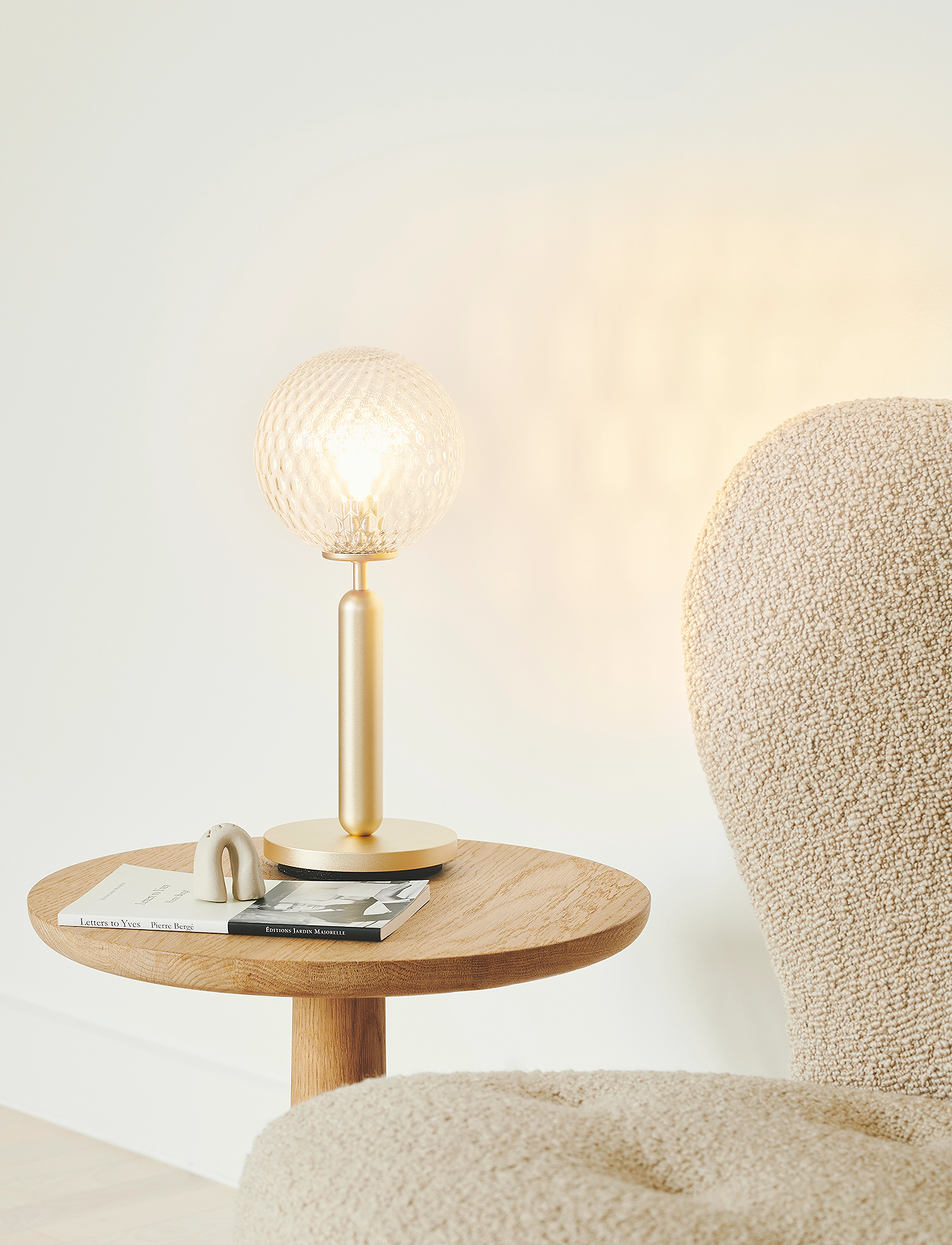 Nuura Miira Table, One Size, Lamps, Gold - Table Homeware