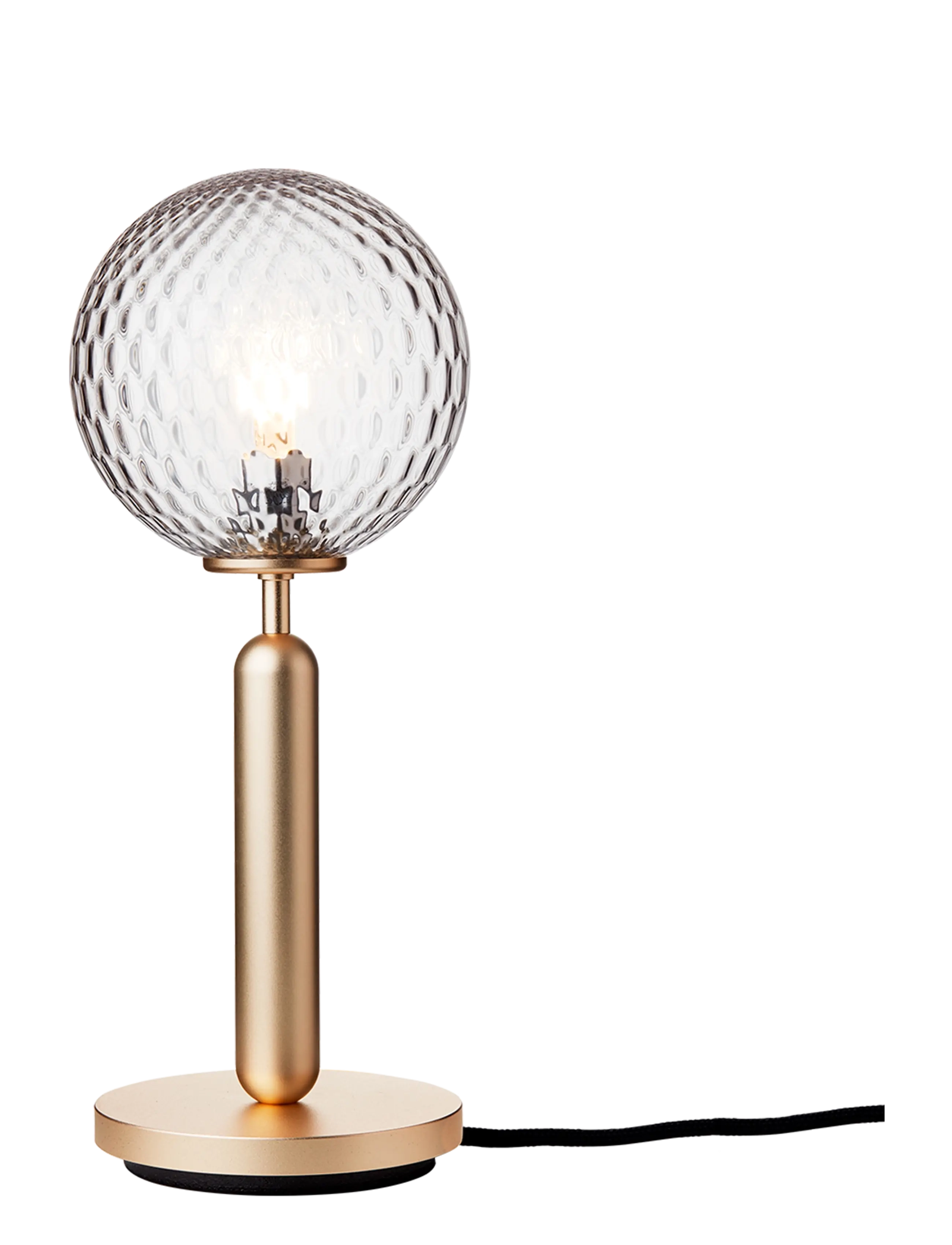 Nuura - Miira Table - fönsterlampor - brass / optic clear - 2