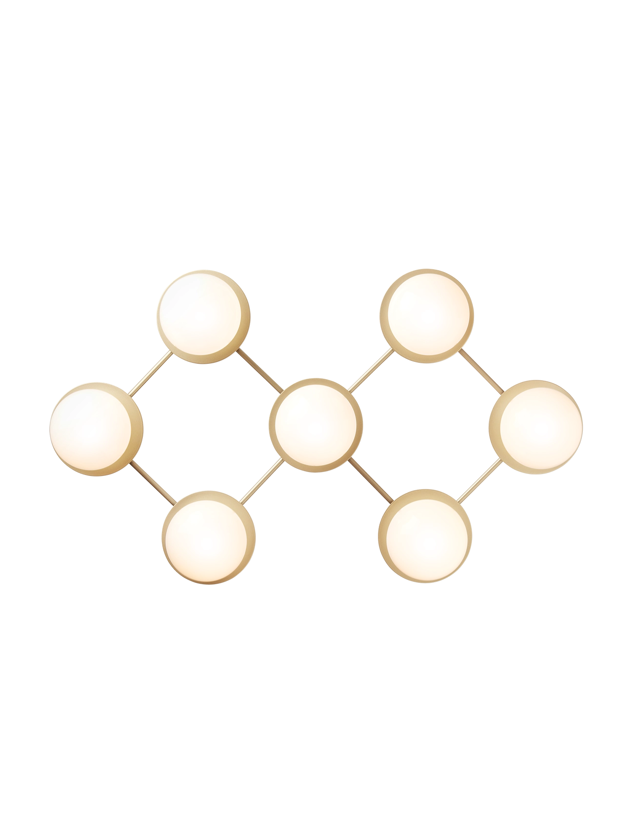 Nuura Liila 7, Væglampe, Guld, Str: ONE SIZE x 16.8