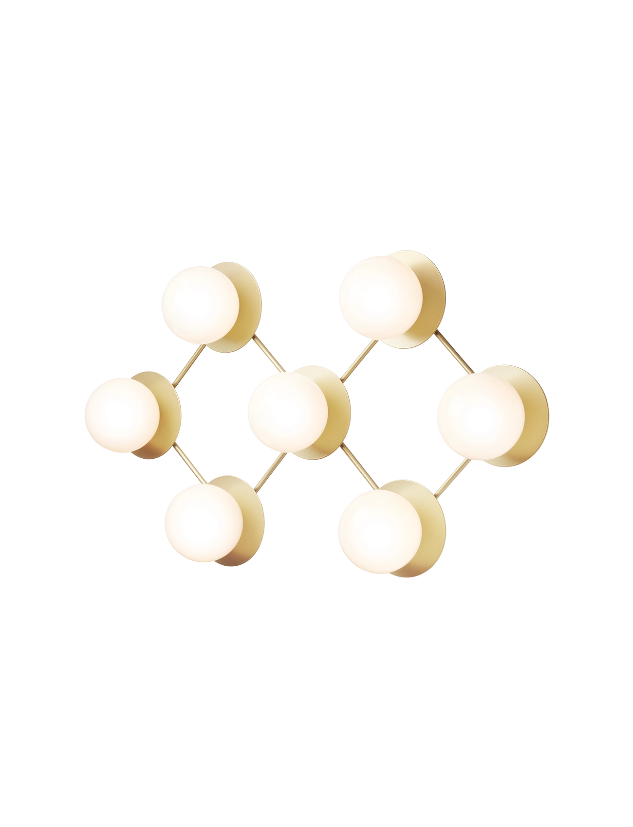 Nuura - Liila 7 - wall lamps - nordic gold / opal - 2