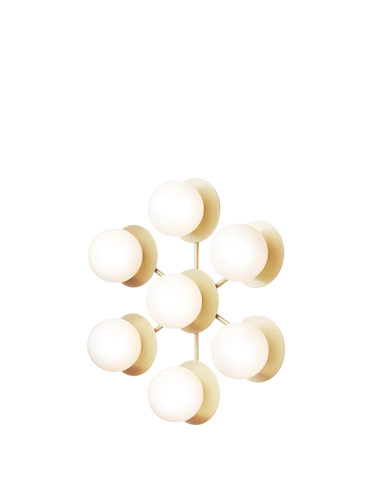 Nuura - Liila Star - wall lamps - nordic gold / opal - 2