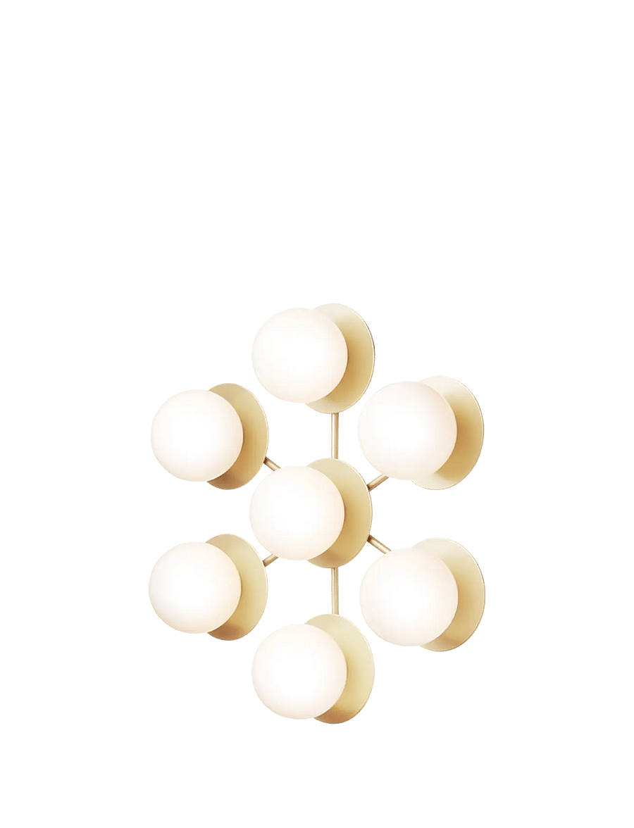 Nuura - Liila Star - wandleuchten - nordic gold / opal - 2