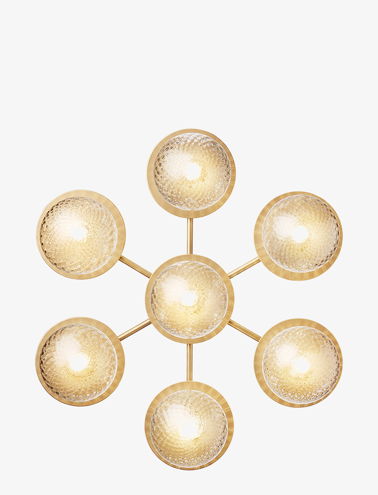 Nuura Liila Star, Væglampe, Guld, Str: ONE SIZE x 14.8