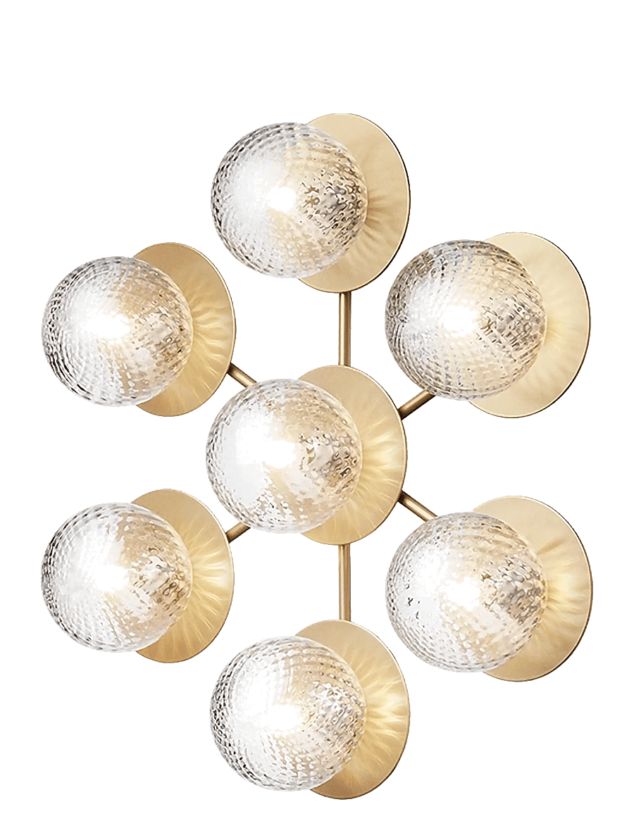 Nuura - Liila Star - seinalambid - nordic gold / optic clear - 2