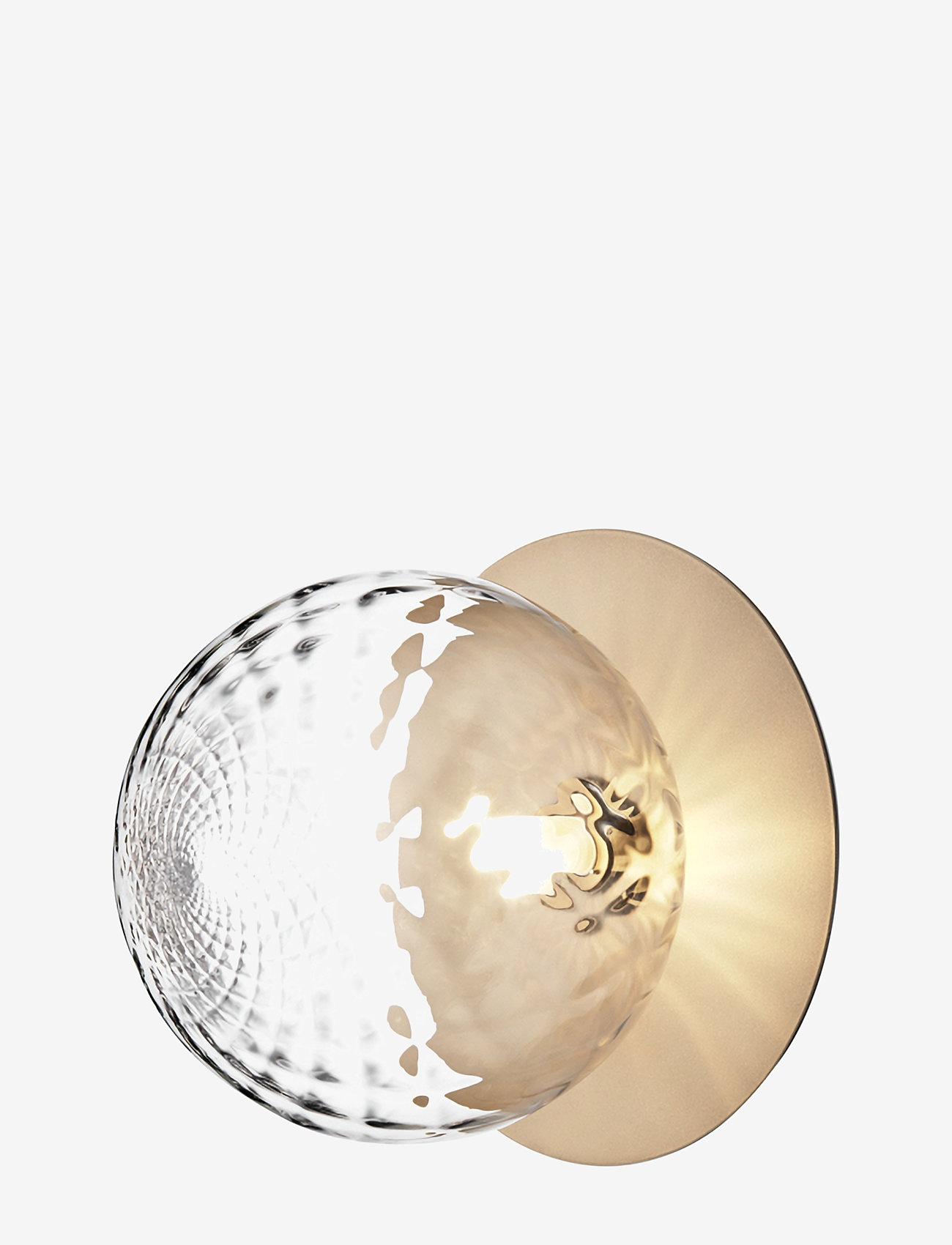 Nuura - Liila 1 Large - flush mount ceiling lights - nordic gold/optic clear - 1
