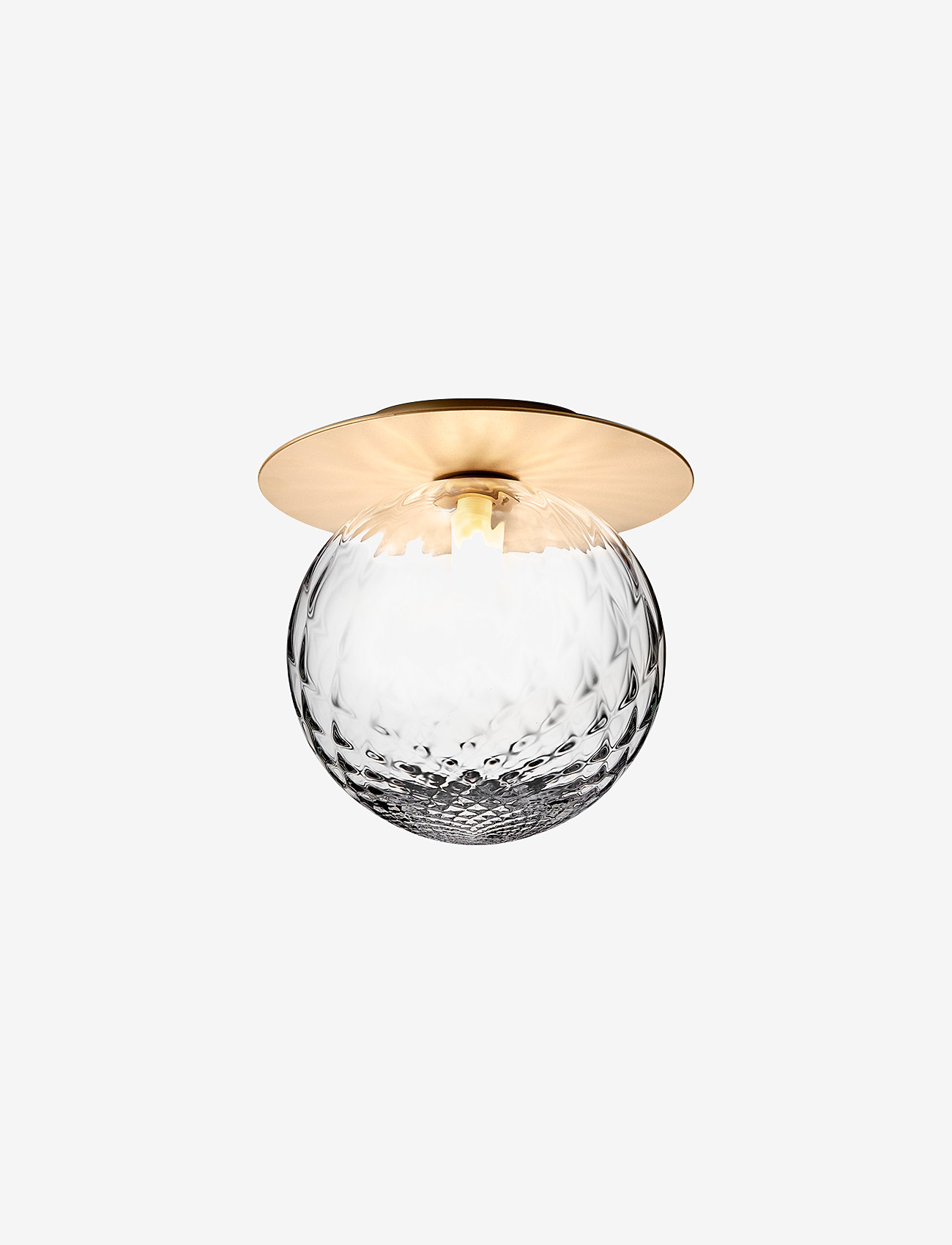Nuura - Liila 1 Large - flush mount ceiling lights - nordic gold/optic clear - 0