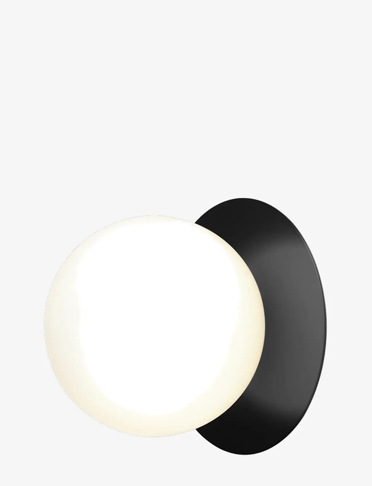 Nuura - Liila 1 Medium - flush mount ceiling lights - black / opal - 1