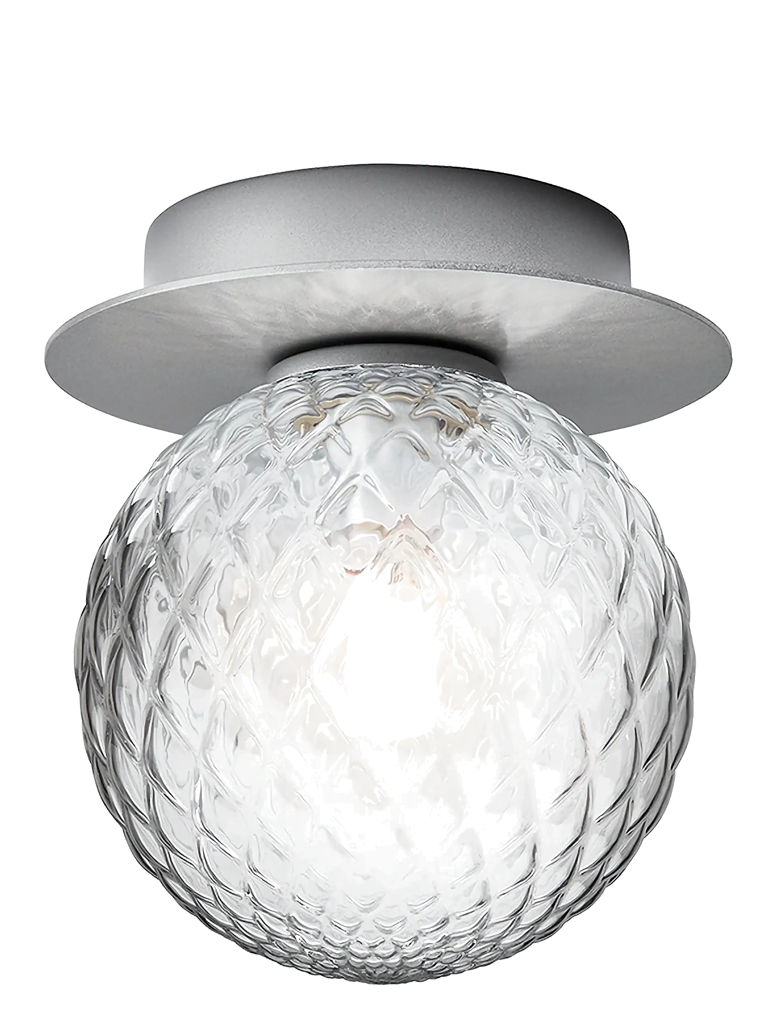 Nuura - Liila 1 Small - deckeneinbauleuchten - light silver / optic clear - 2