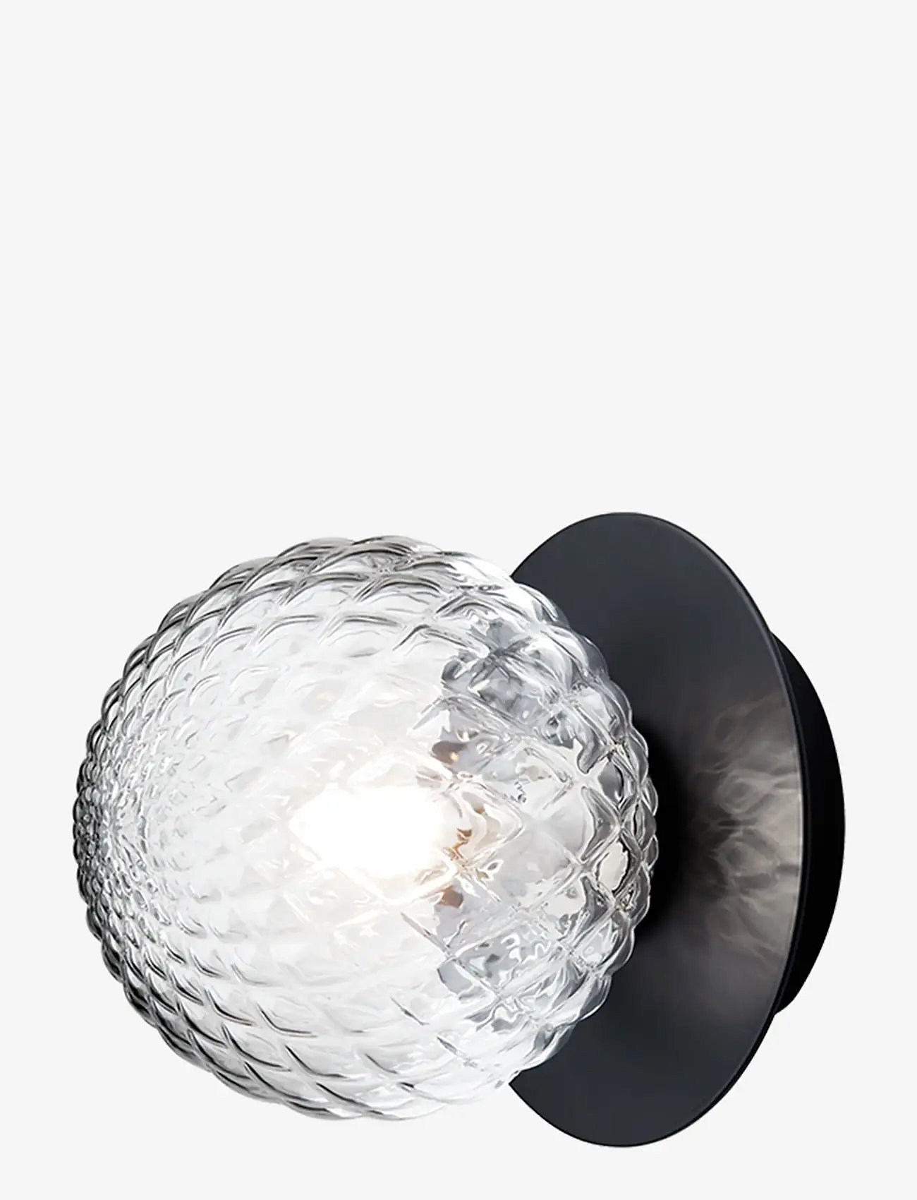 Nuura - Liila 1 Small - flush mount ceiling lights - black / optic clear - 1