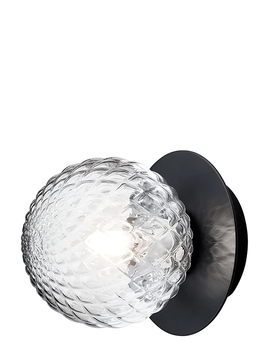 Nuura - Liila 1 Small - plafoonid - black / optic clear - 1