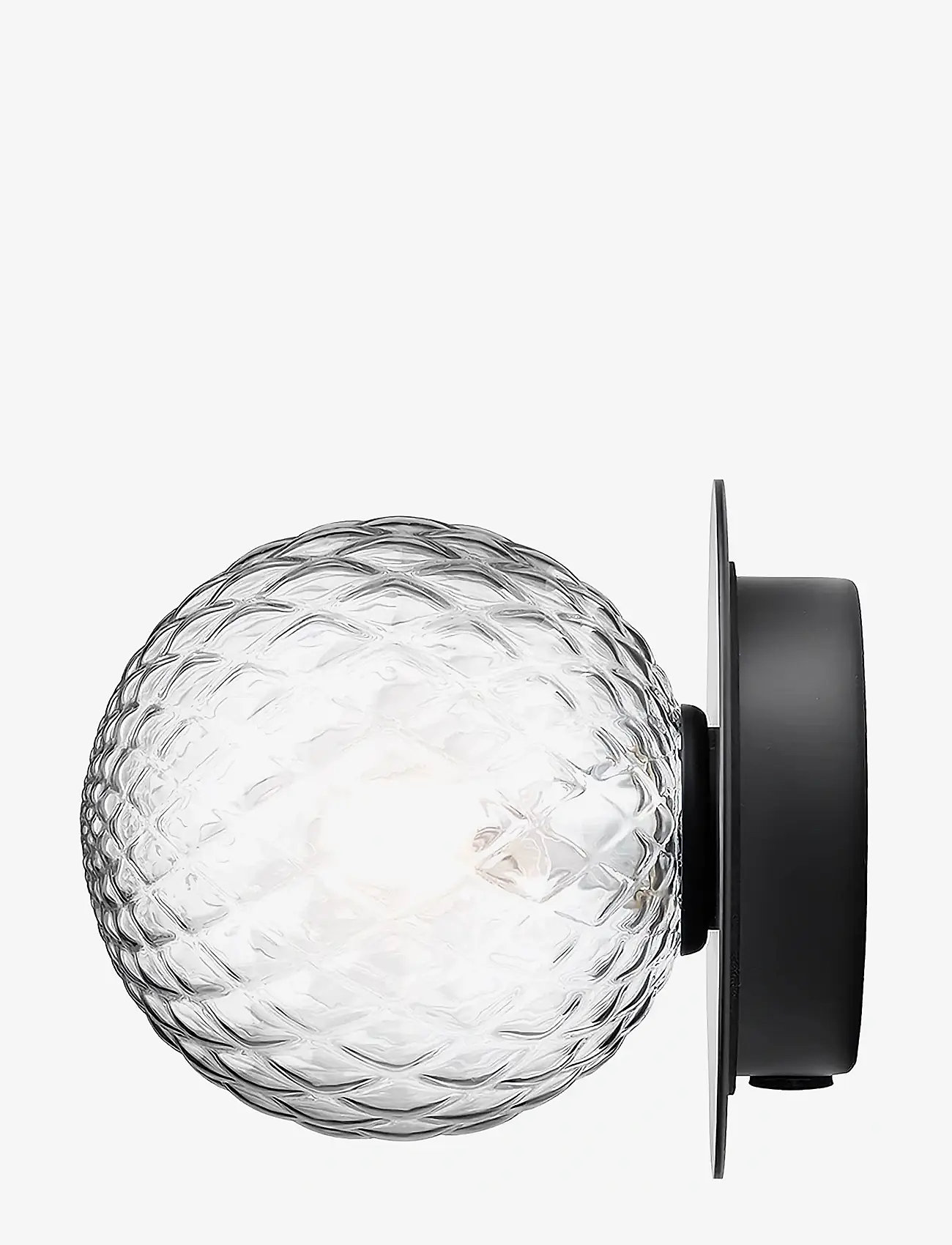 Nuura - Liila 1 Small - flush mount ceiling lights - black / optic clear - 3