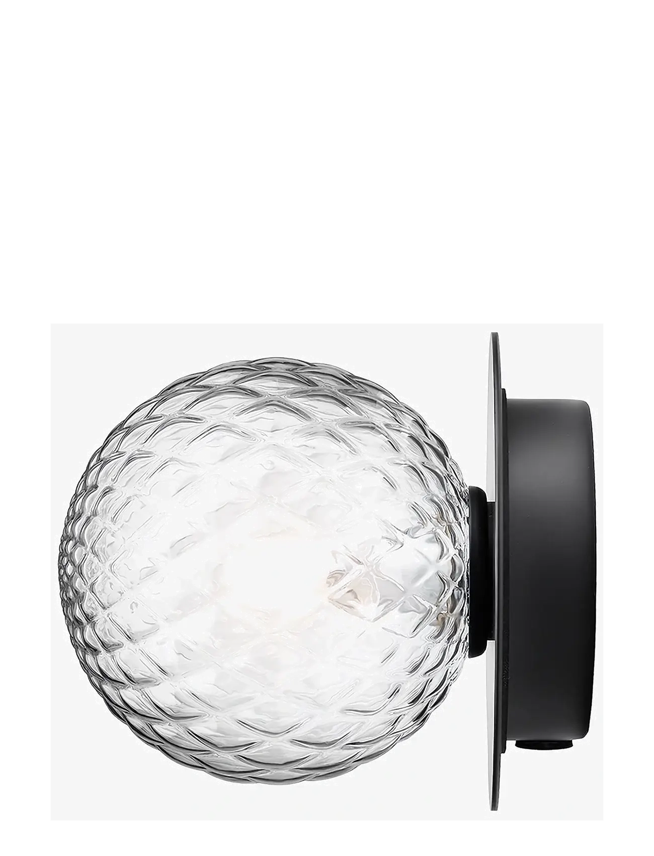 Nuura - Liila 1 Small - podtynkowe lampy sufitowe - black / optic clear - 3