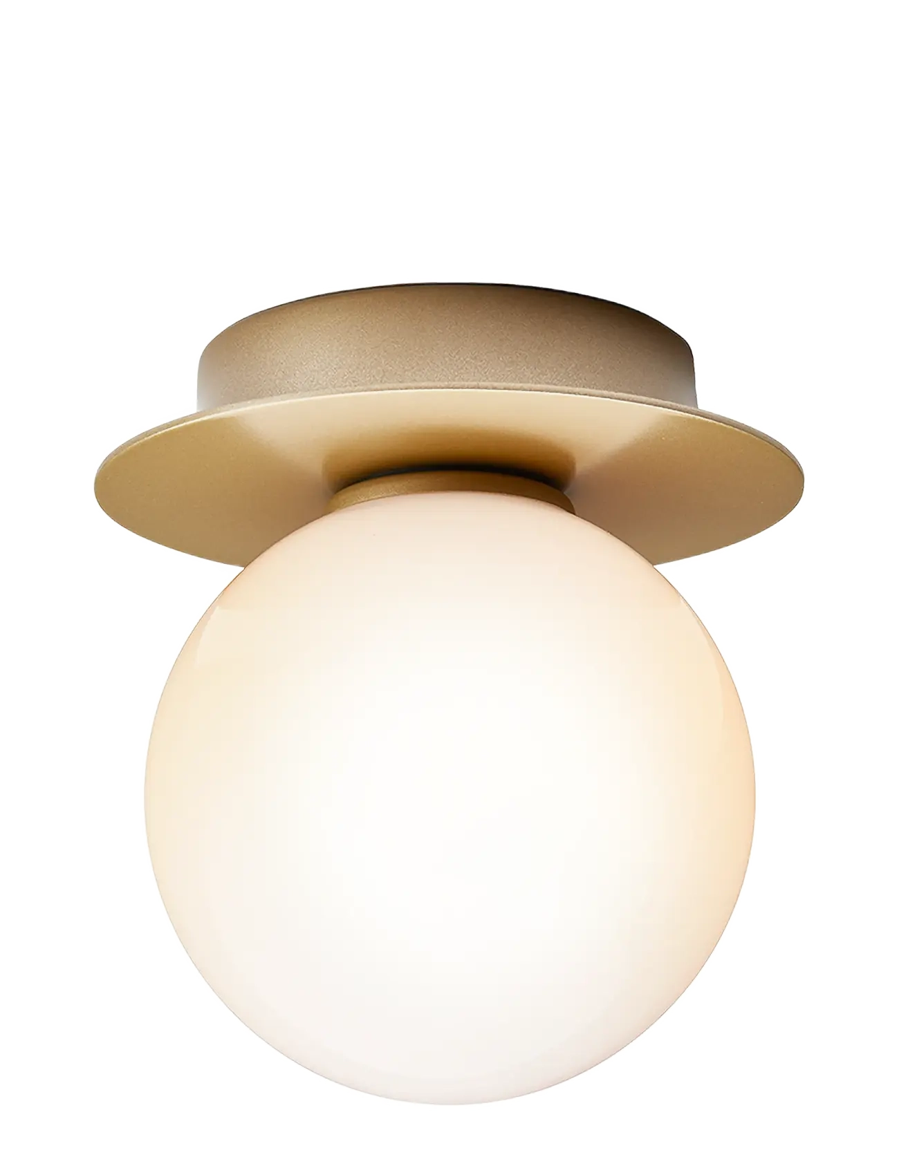 Nuura - Liila 1 Small - podtynkowe lampy sufitowe - nordic gold / opal - 2