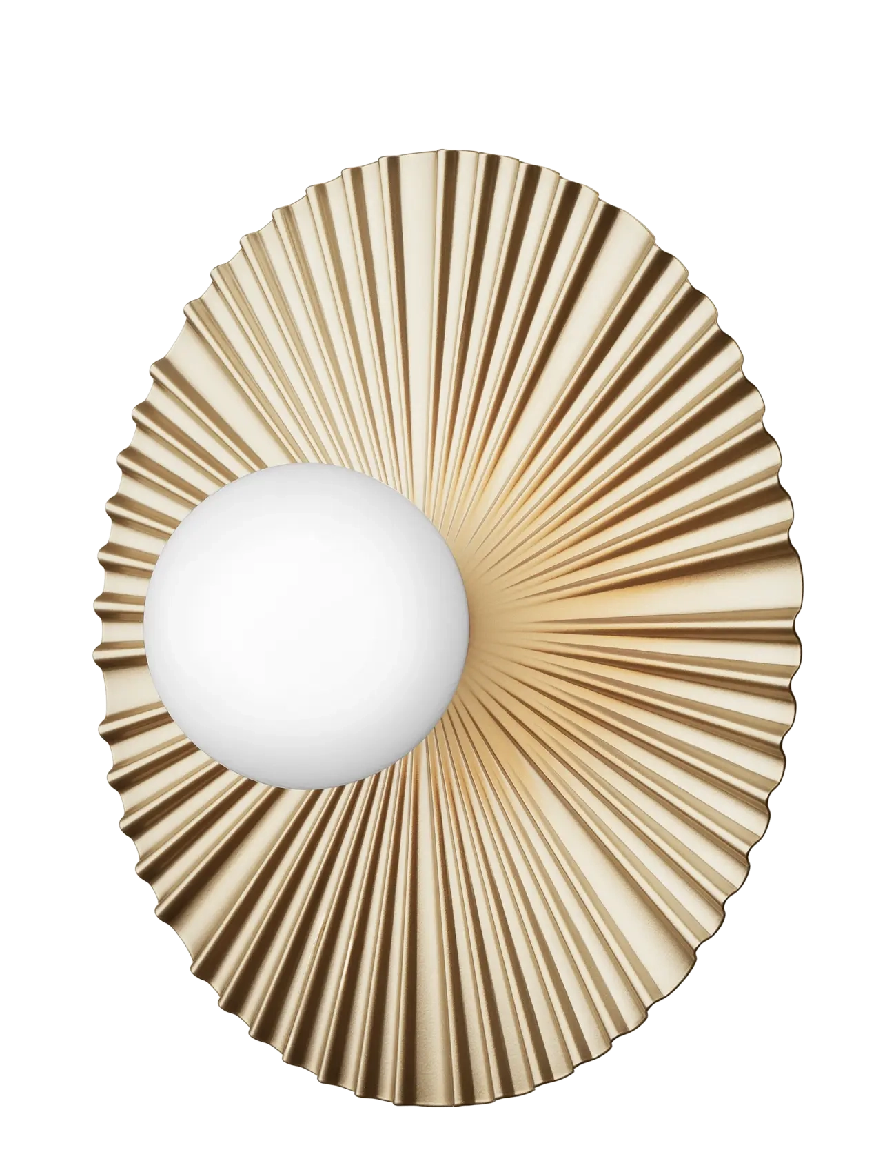 Nuura Liila Muuse Medium Wall/Ceiling, Væglampe, Guld, Str: ONE SIZE