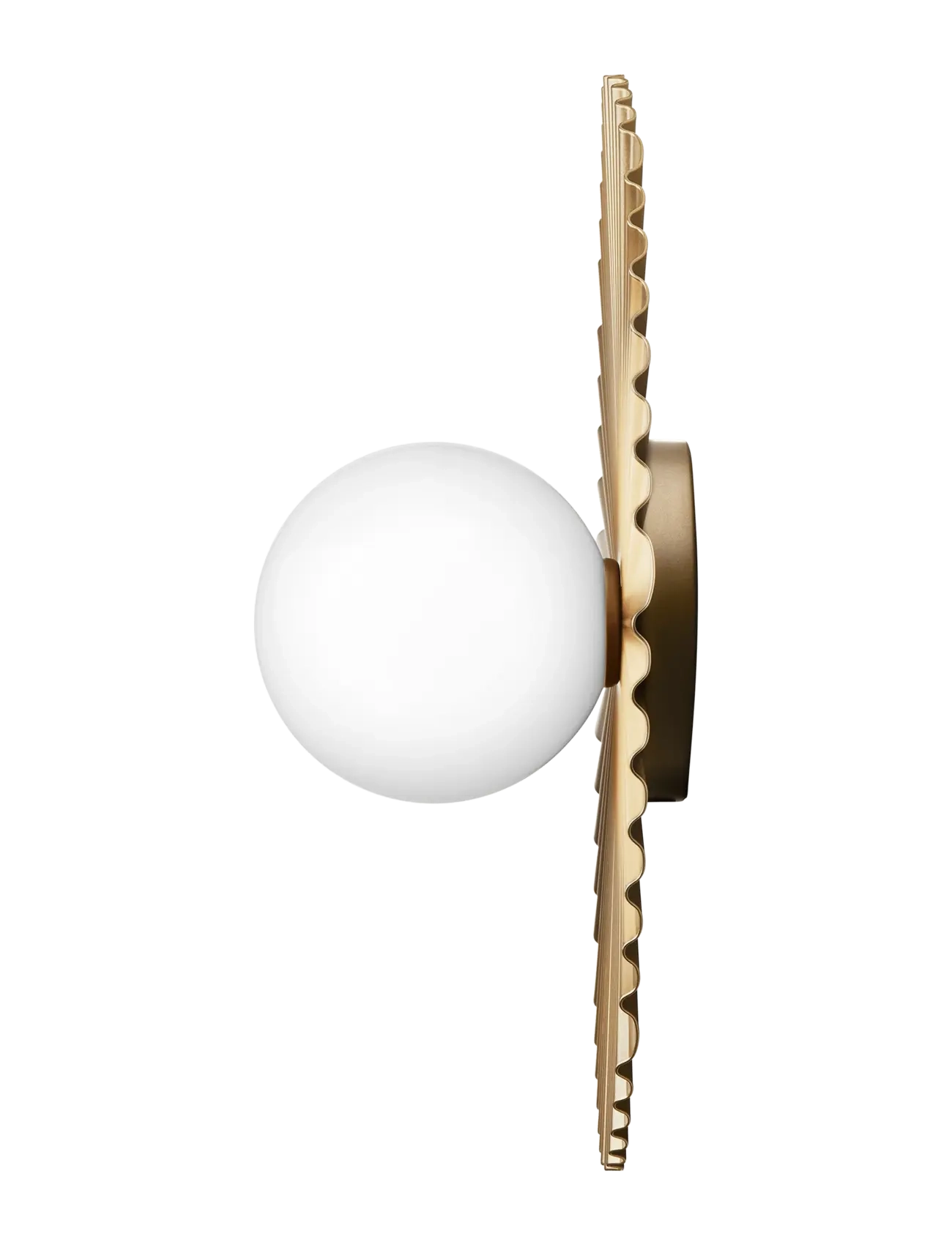 Nuura - Liila Muuse Medium IP44 - flush mount ceiling lights - nordic gold / opal - 3