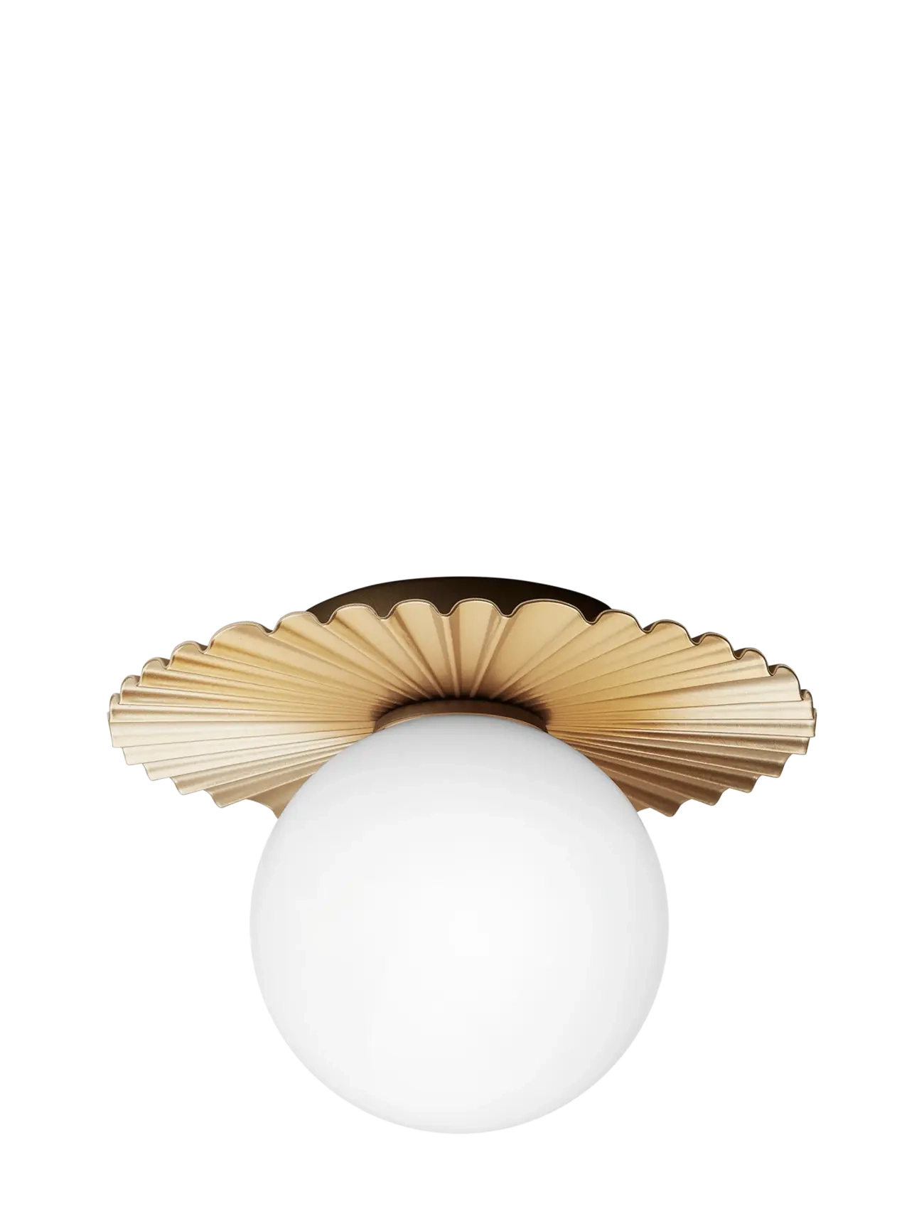 Nuura - Liila Muuse Small Wall/Ceiling - væglamper - nordic gold / opal - 2
