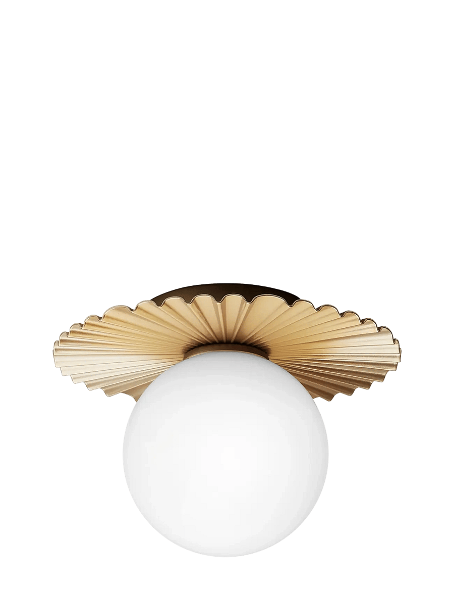 Nuura - Liila Muuse Small IP44 - sienas lampas - nordic gold / opal - 2