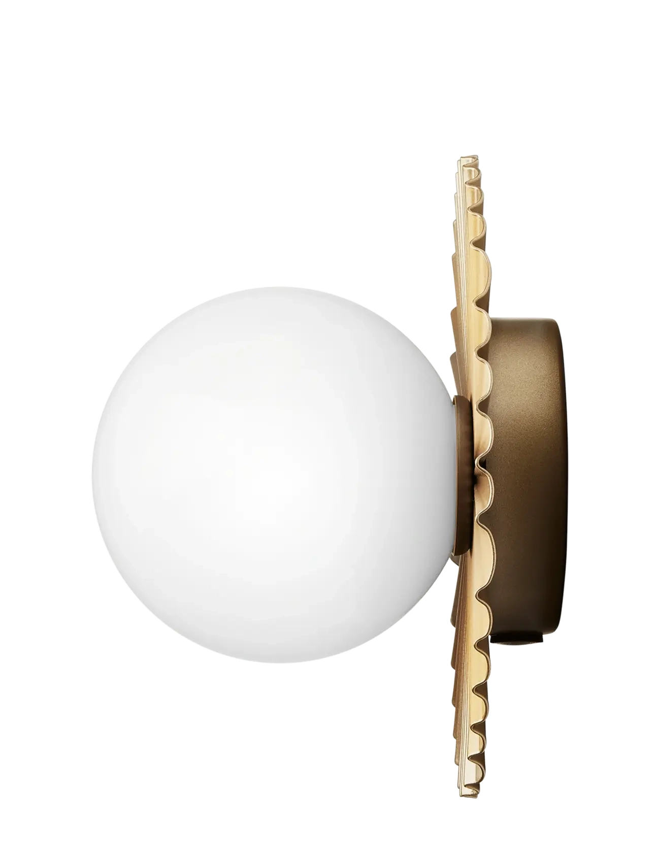 Nuura - Liila Muuse Small Wall/Ceiling - væglamper - nordic gold / opal - 3