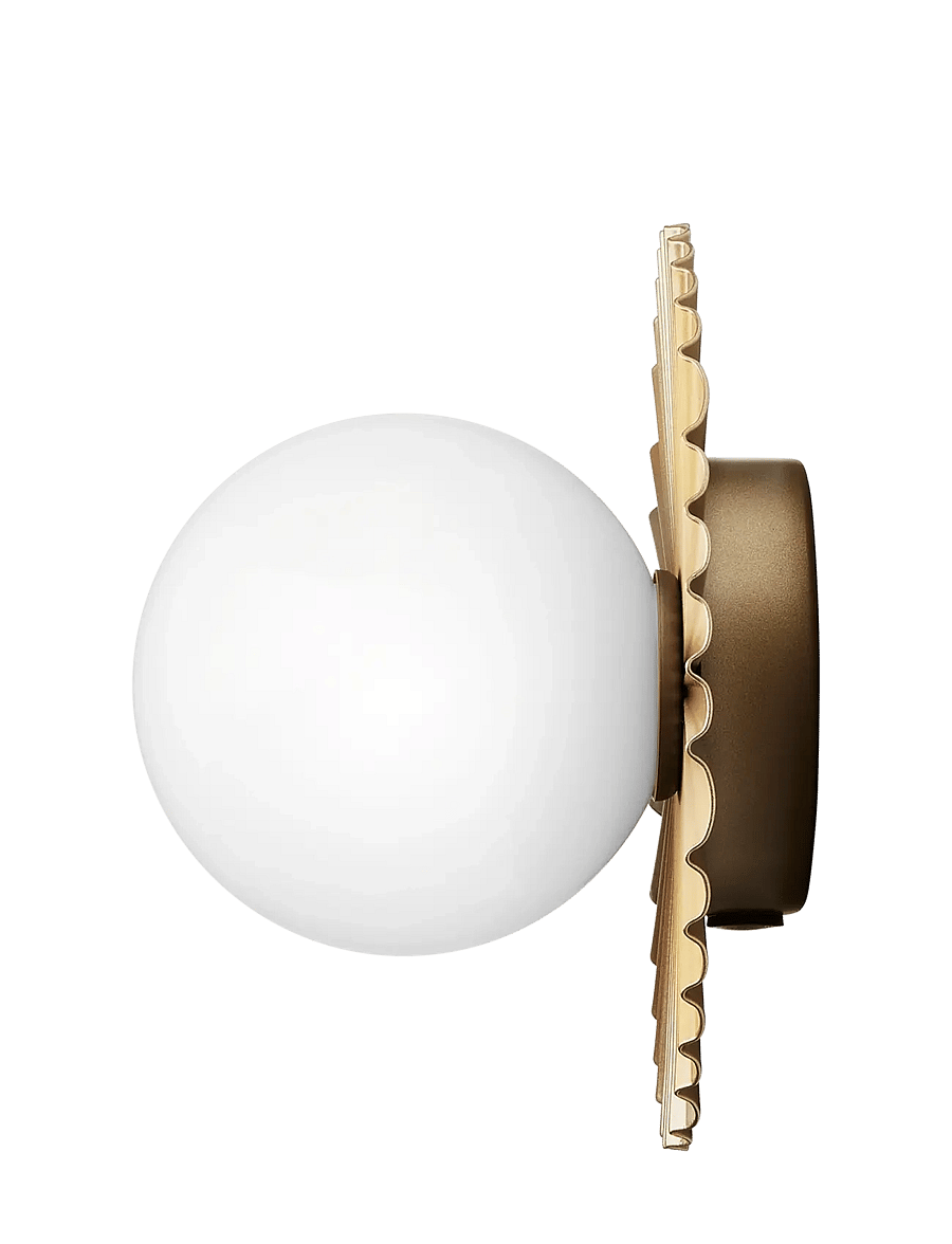 Nuura - Liila Muuse Small IP44 - sienas lampas - nordic gold / opal - 3