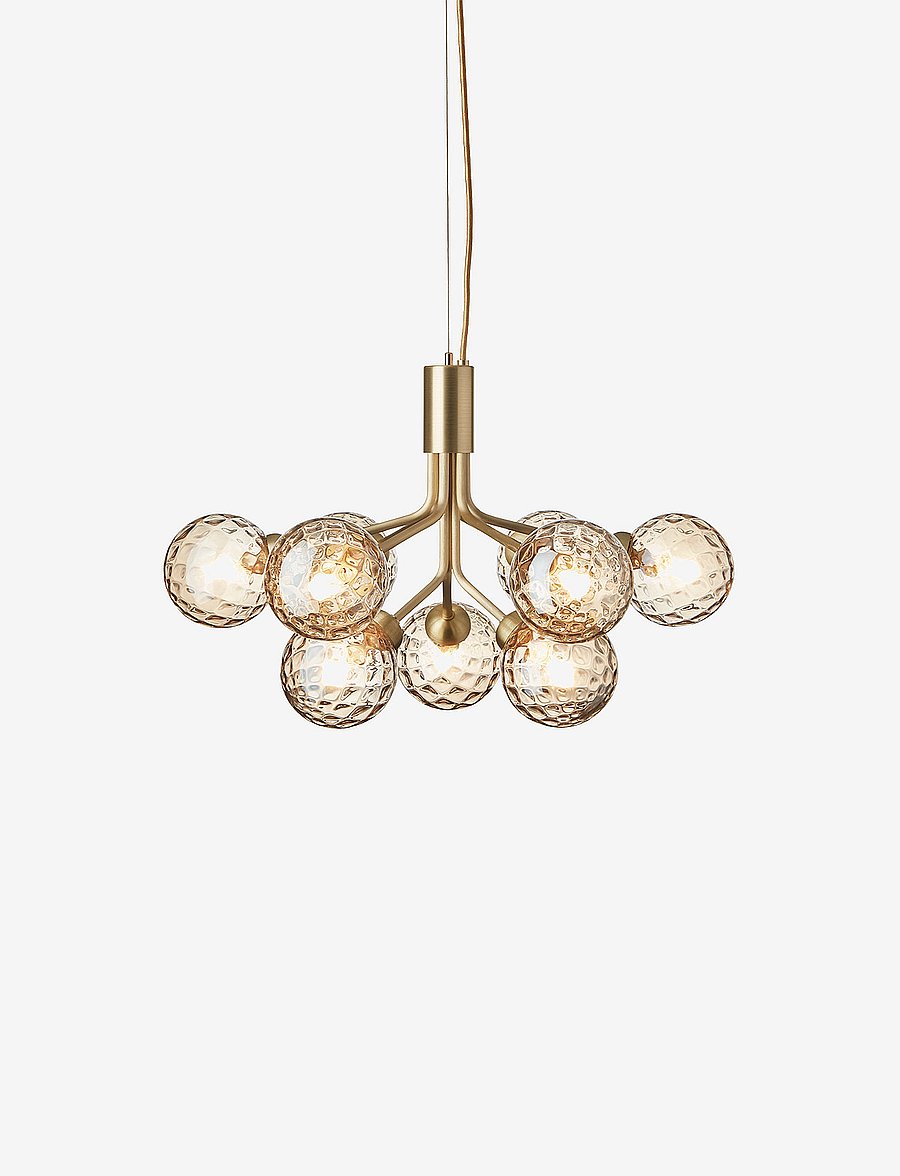Nuura - Apiales 9 - deckeneinbauleuchten - brushed brass / optic gold - 1