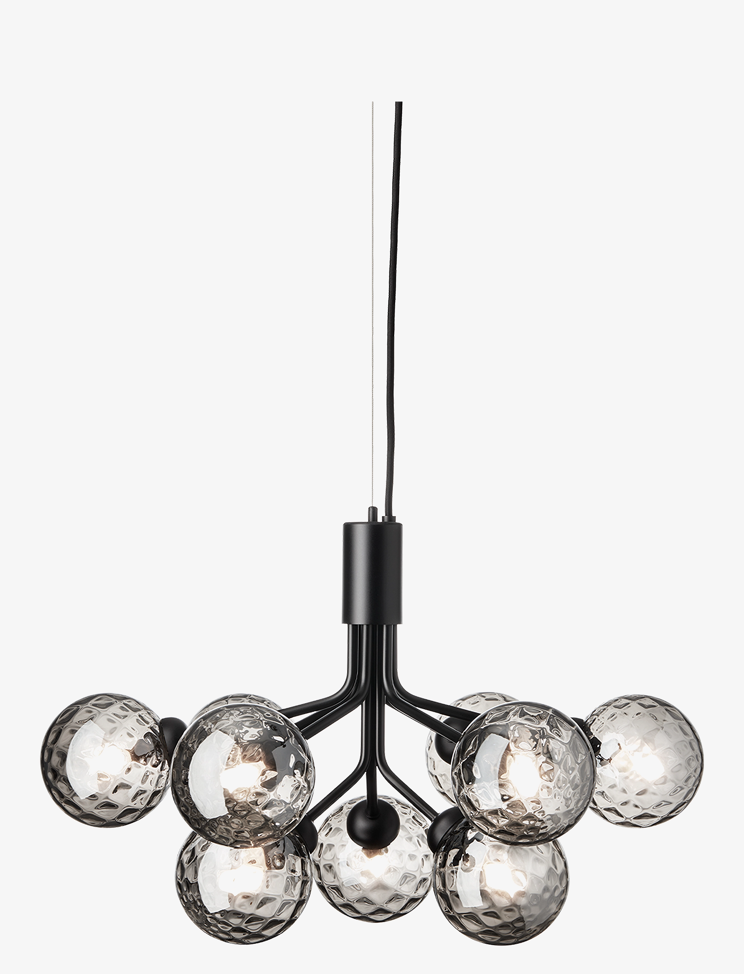 Nuura Apiales 9 - Beleuchtung - SATIN BLACK / OPTIC SMOKED / black