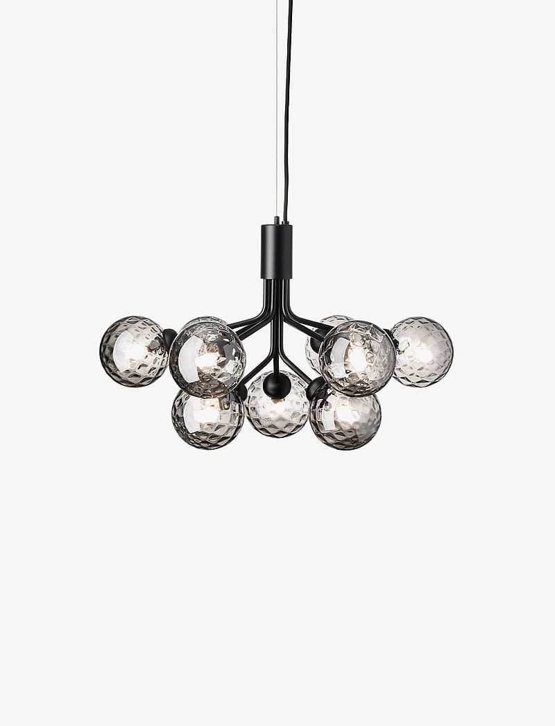 Nuura - Apiales 9 - deckeneinbauleuchten - satin black / optic smoked - 0