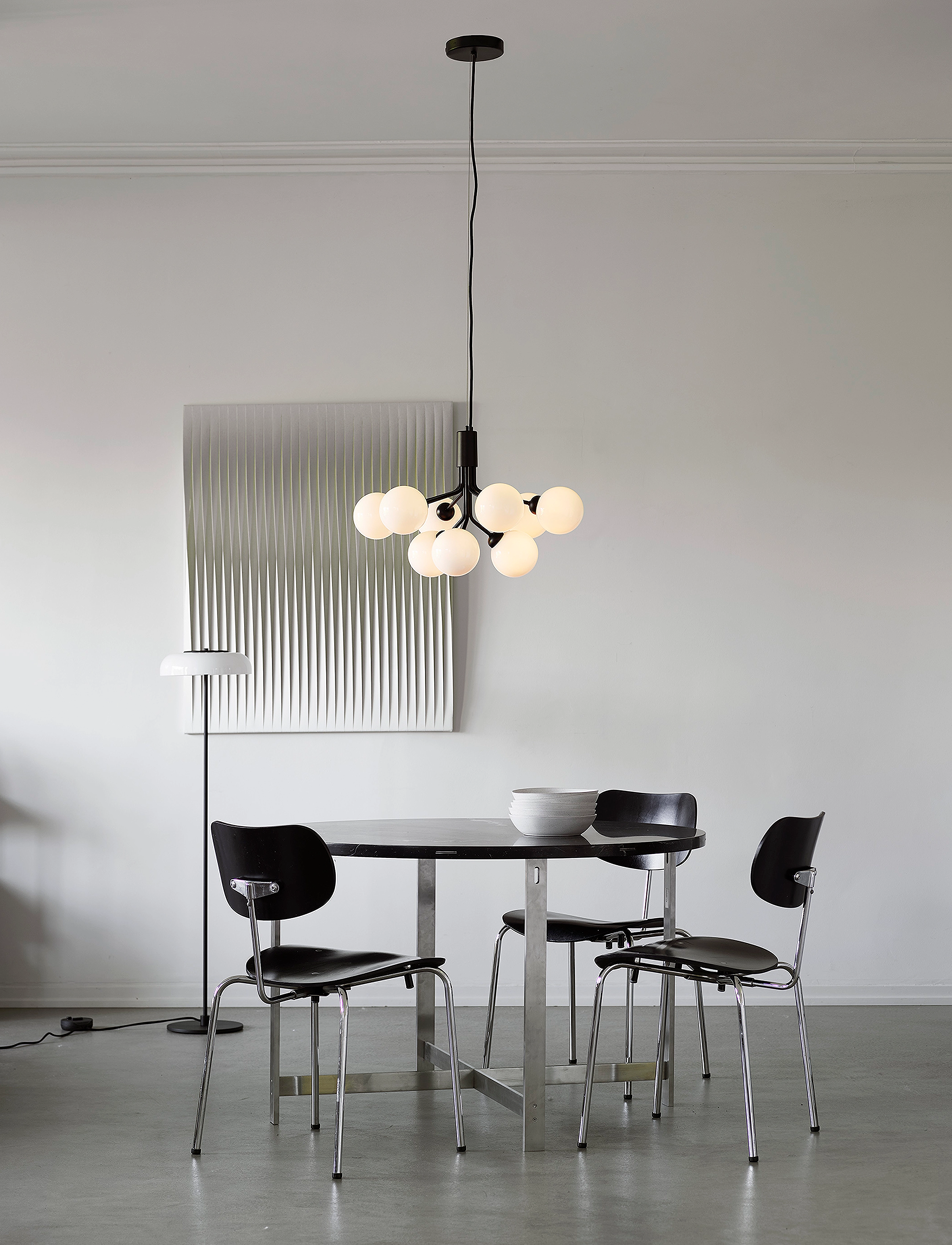 Nuura Apiales 9, 59.5 cm, Ceiling Lamps, Schwarz - Pendant Homeware