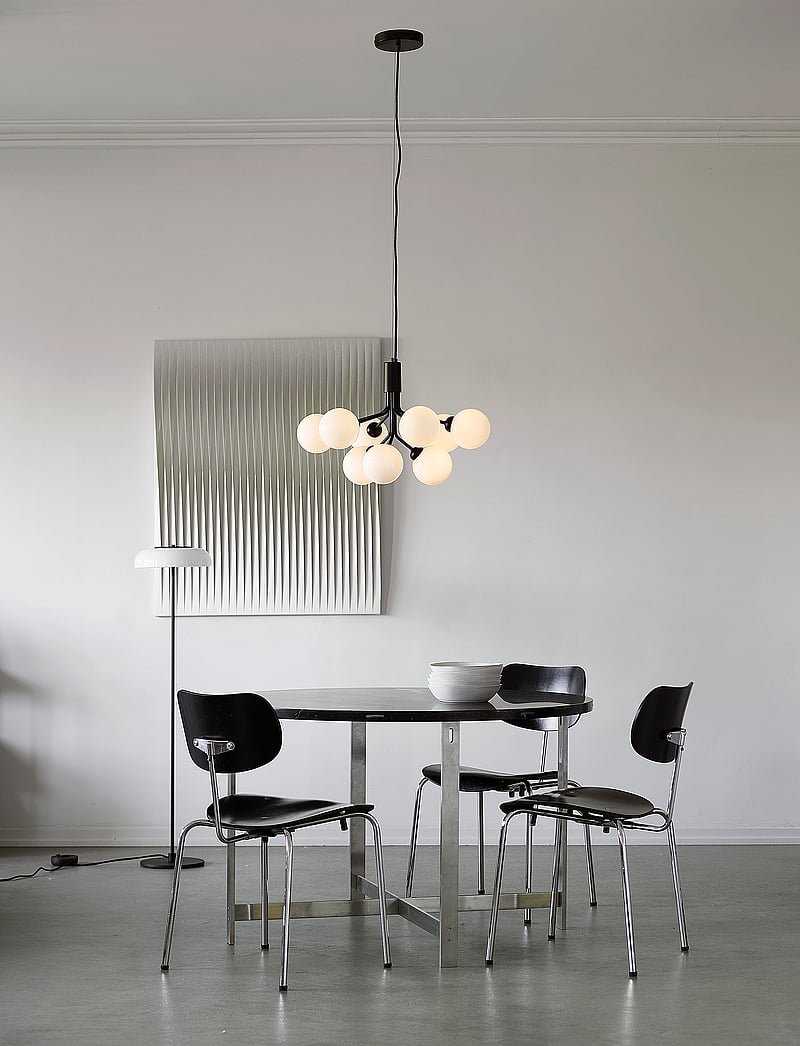 Nuura - Apiales 9 - deckeneinbauleuchten - satin black/opal white - 1